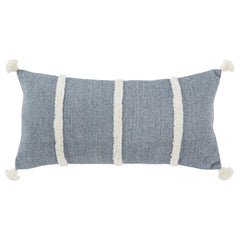 Woven Cotton Stripe Decorative Throw Pillow - Decorative Pillows
