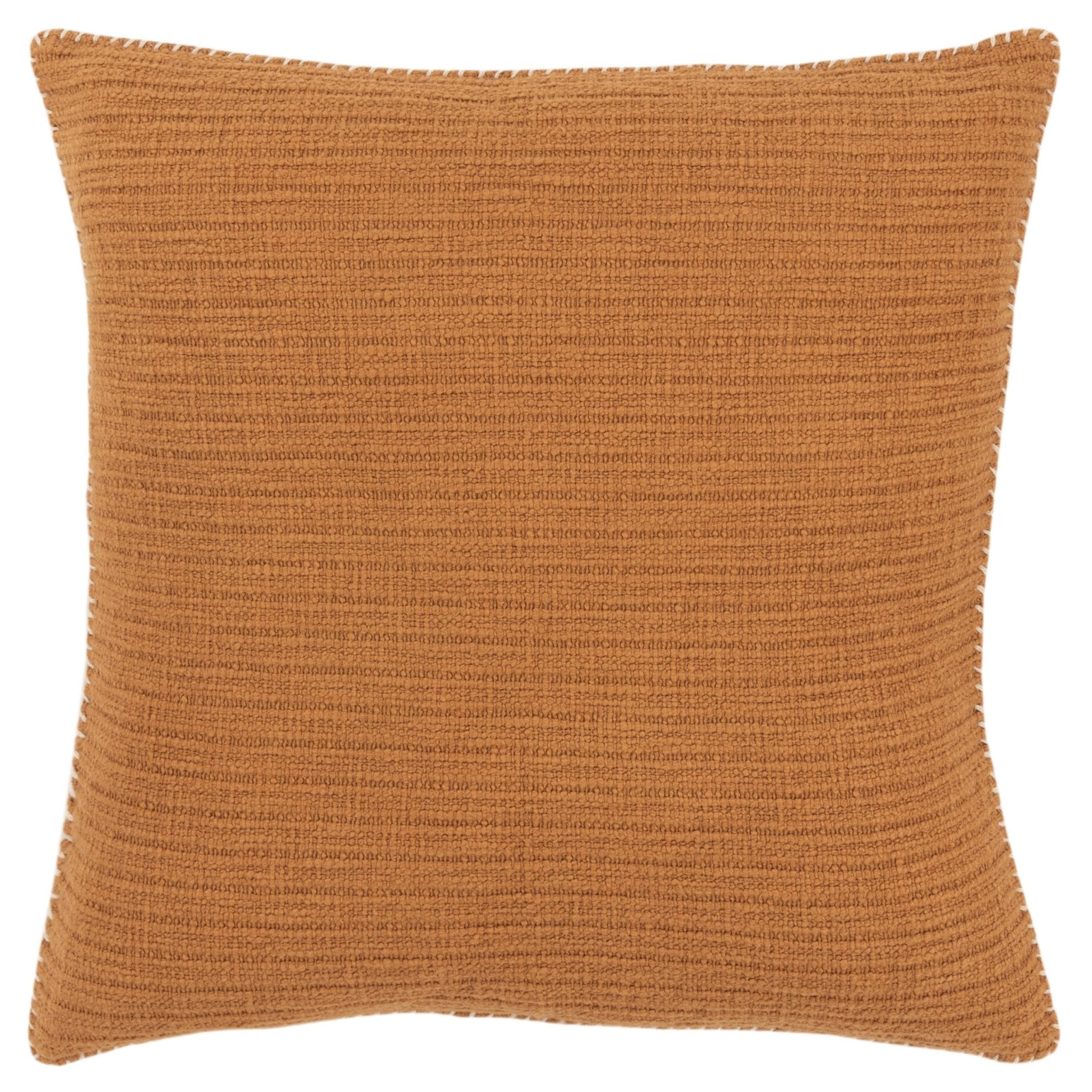 Woven Cotton Stripe Patterned Solid Pillow Cover - Decorative Pillows