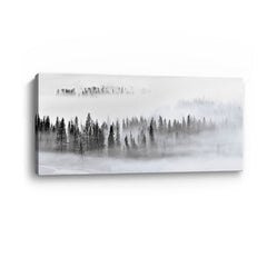 Xu - Foggy Forest Canvas Giclee - Wall Art