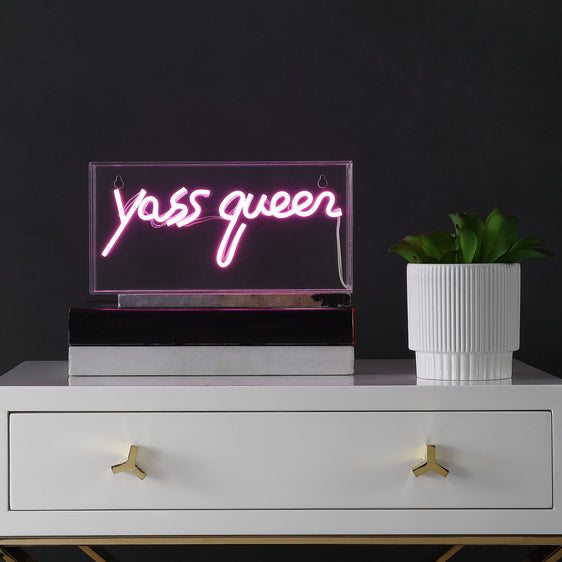 Yass-Queen-Contemporary-Glam-Acrylic-Box-USB-Operated-LED-Neon-Light-Decorative-Lighting