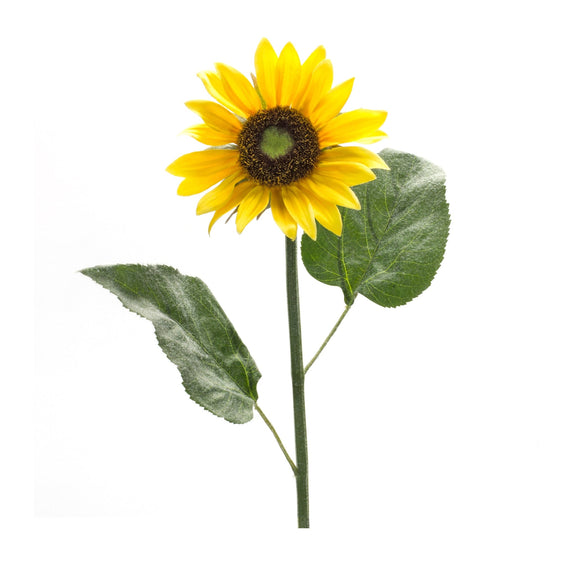 Yellow-Sunflower-Floral-Stems,-Set-of-6-Faux-Florals
