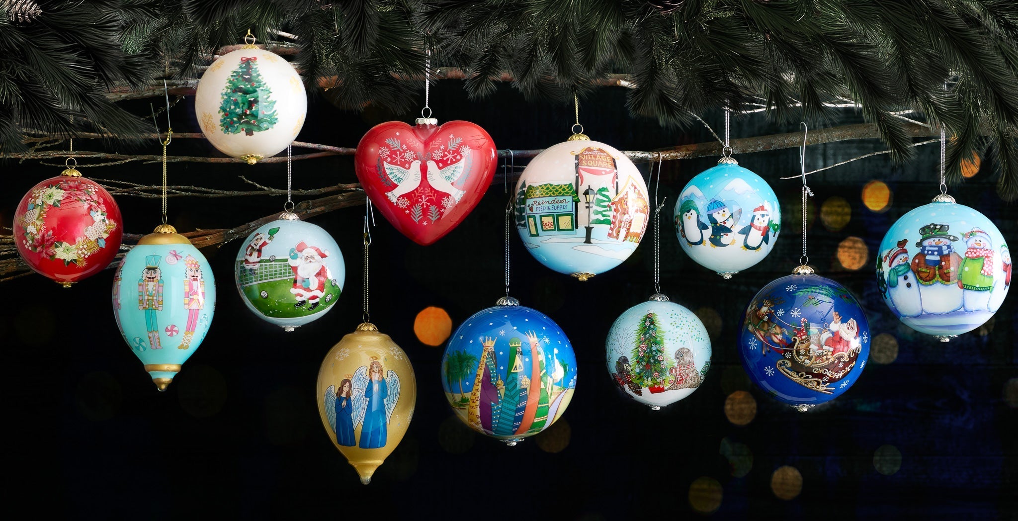 The Art of Li Bien: Hand-Painted Christmas Ornaments That Tell a Story