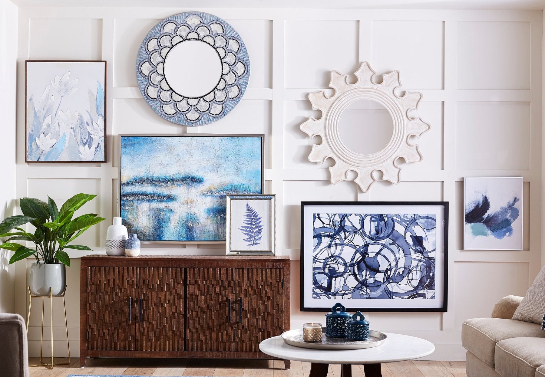 How to Style an Entryway Gallery Wall - Pier 1