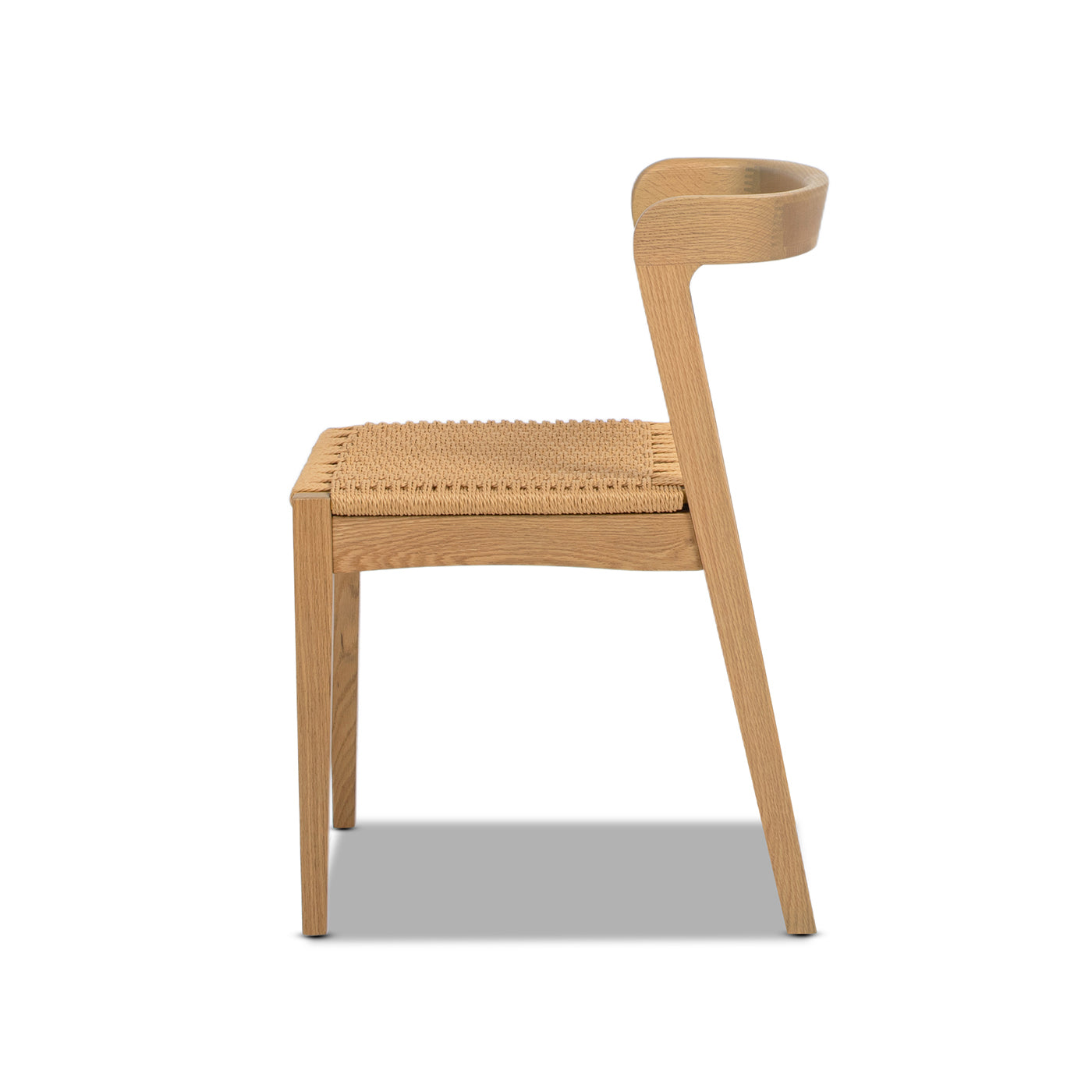 Capri Woven Seat Stacking Wood Dining Chair