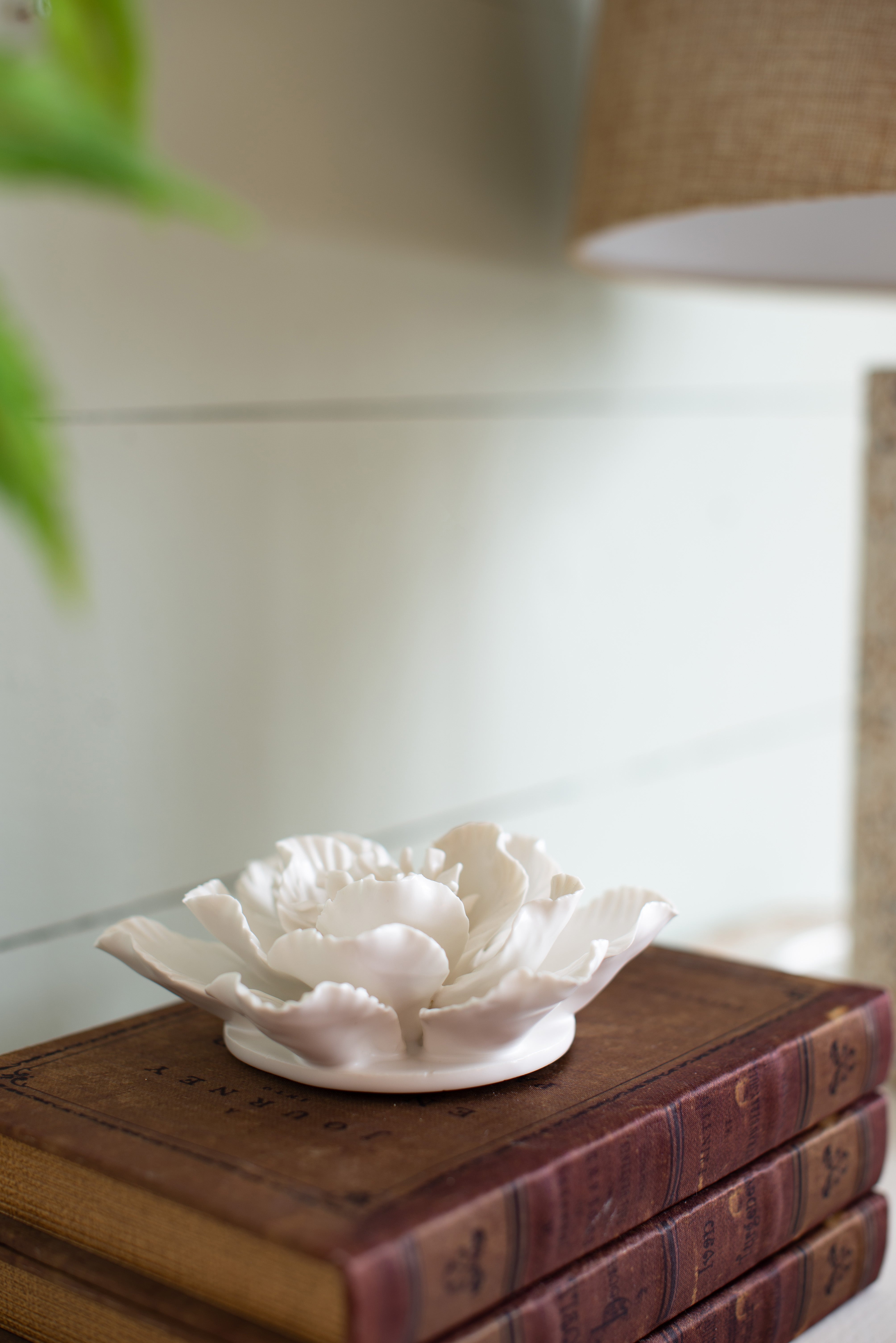 Handmade Ceramic Flower Wall Décor, Set of 2