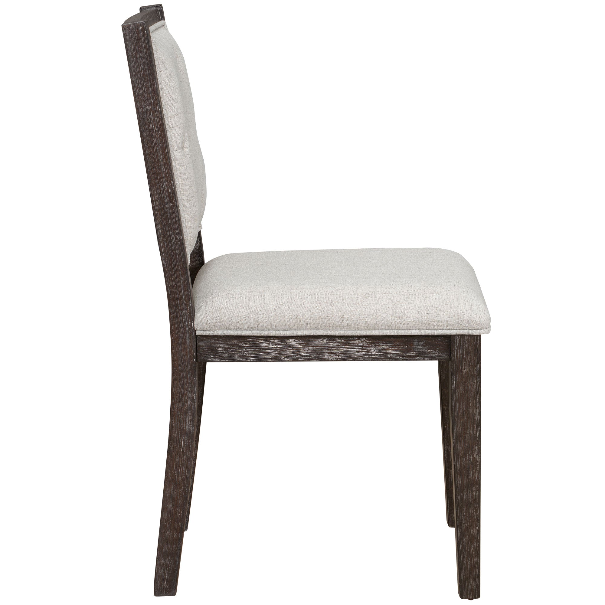 Retro Round Dining Table Set with Extendable Round Table and 4 Upholstered Chairs