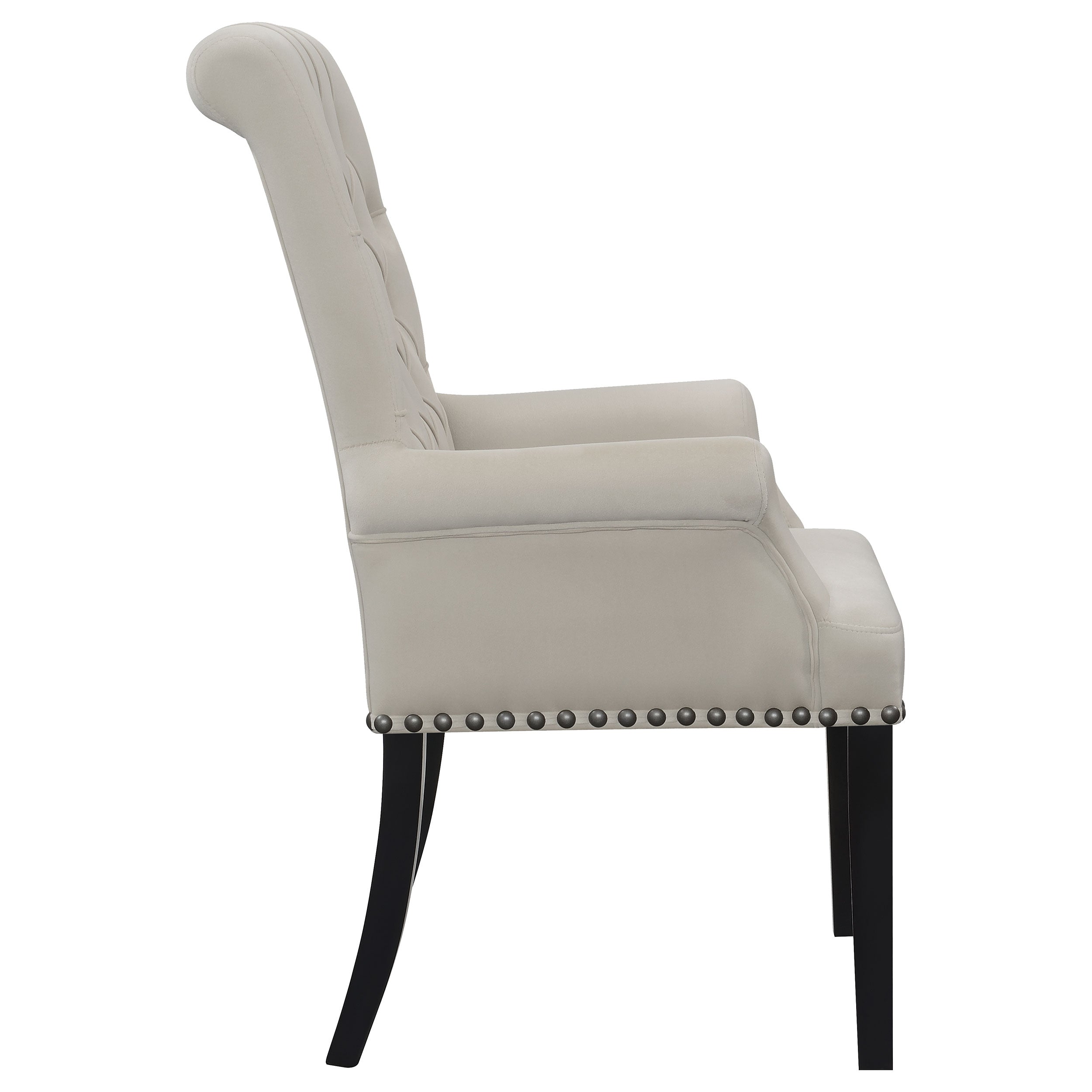 Norwich Brown Upholstered Dining Arm Chair