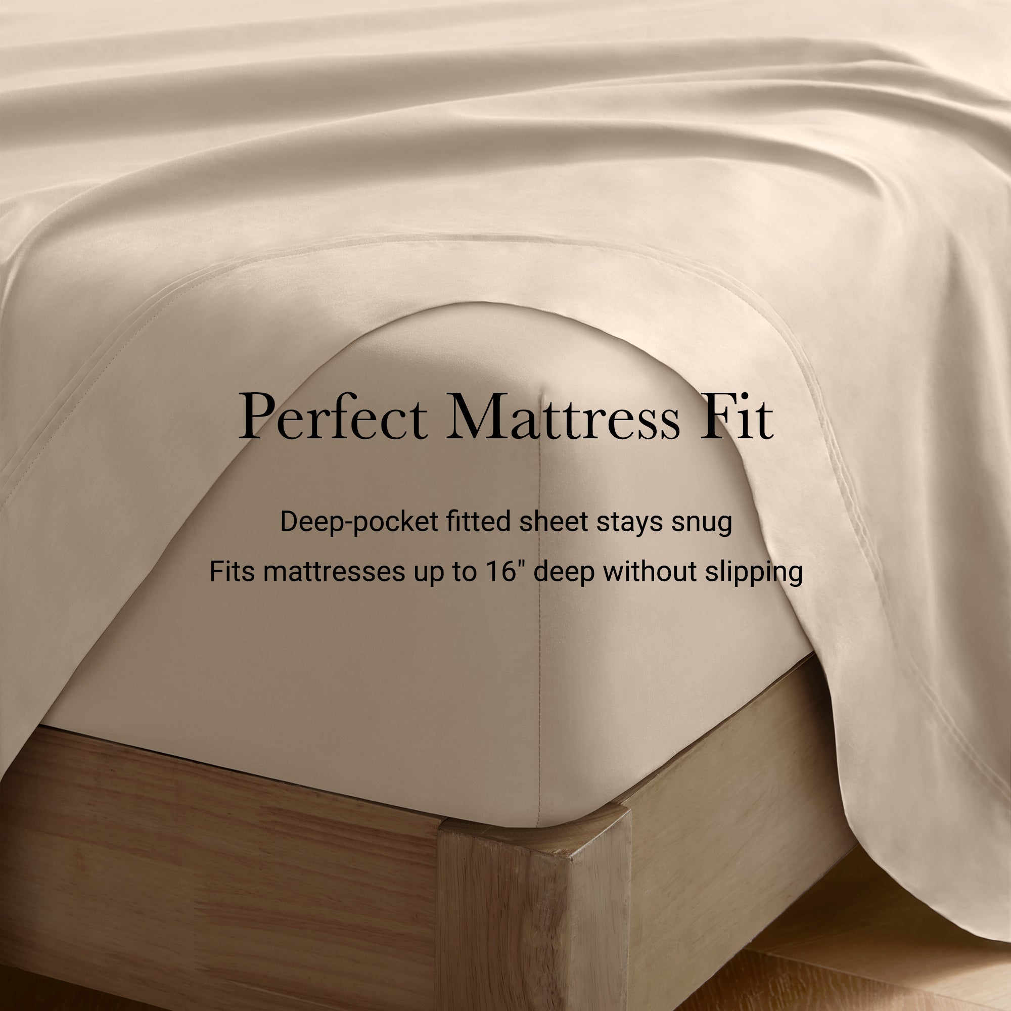 100% Egyptian Cotton Sateen Sheet Set