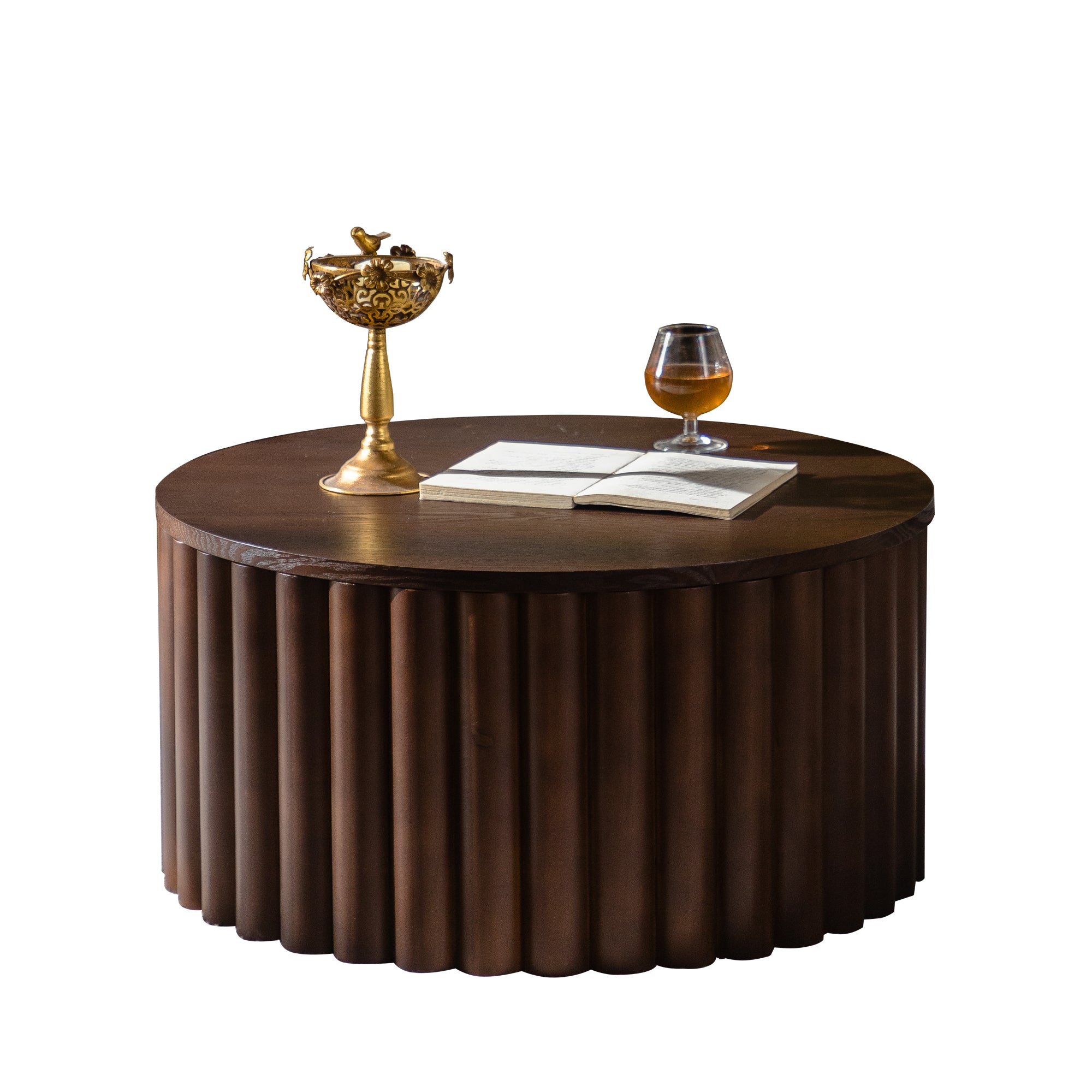 Round Coffee Table With Lift Top