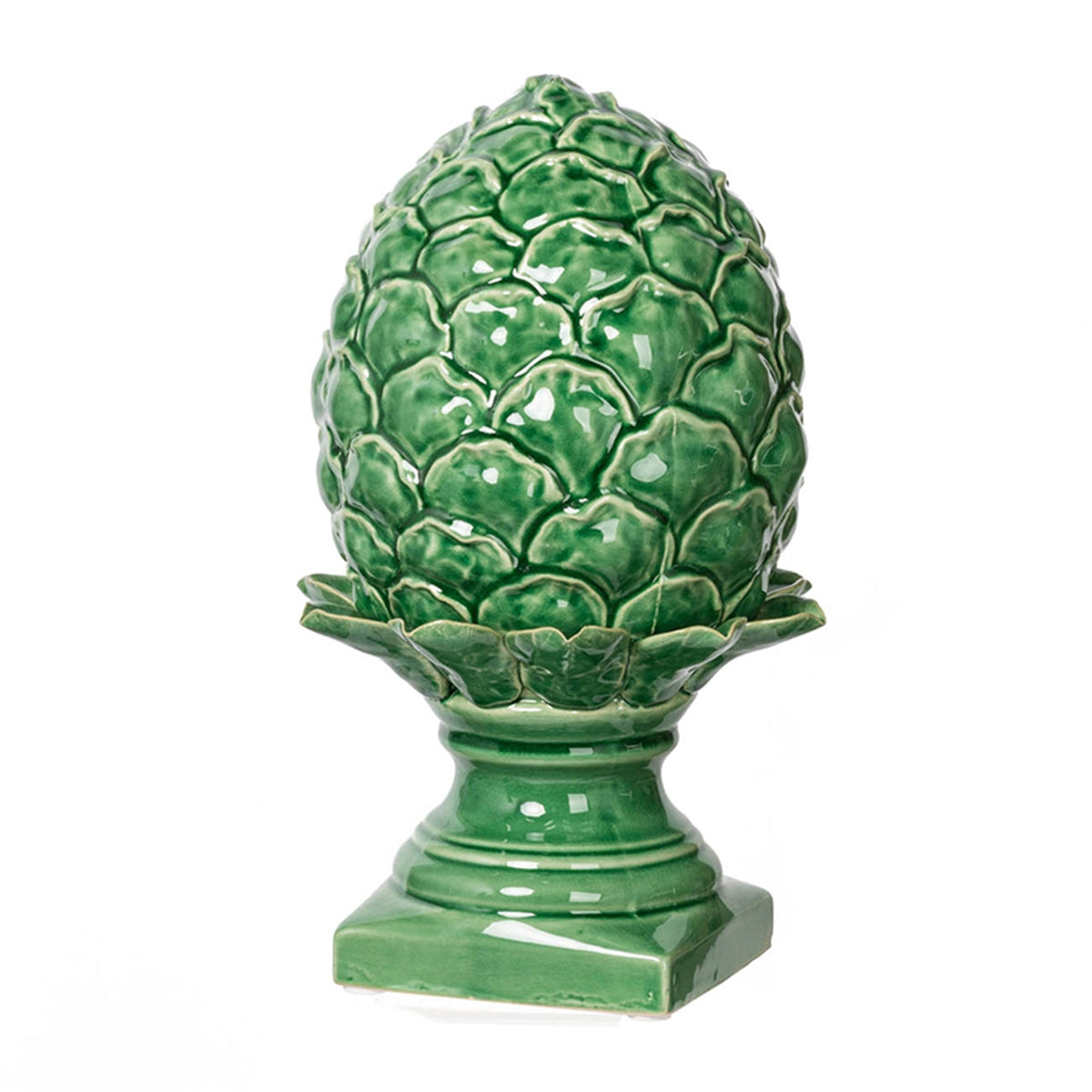 Helsa Ceramic Blooming Artichoke Accent