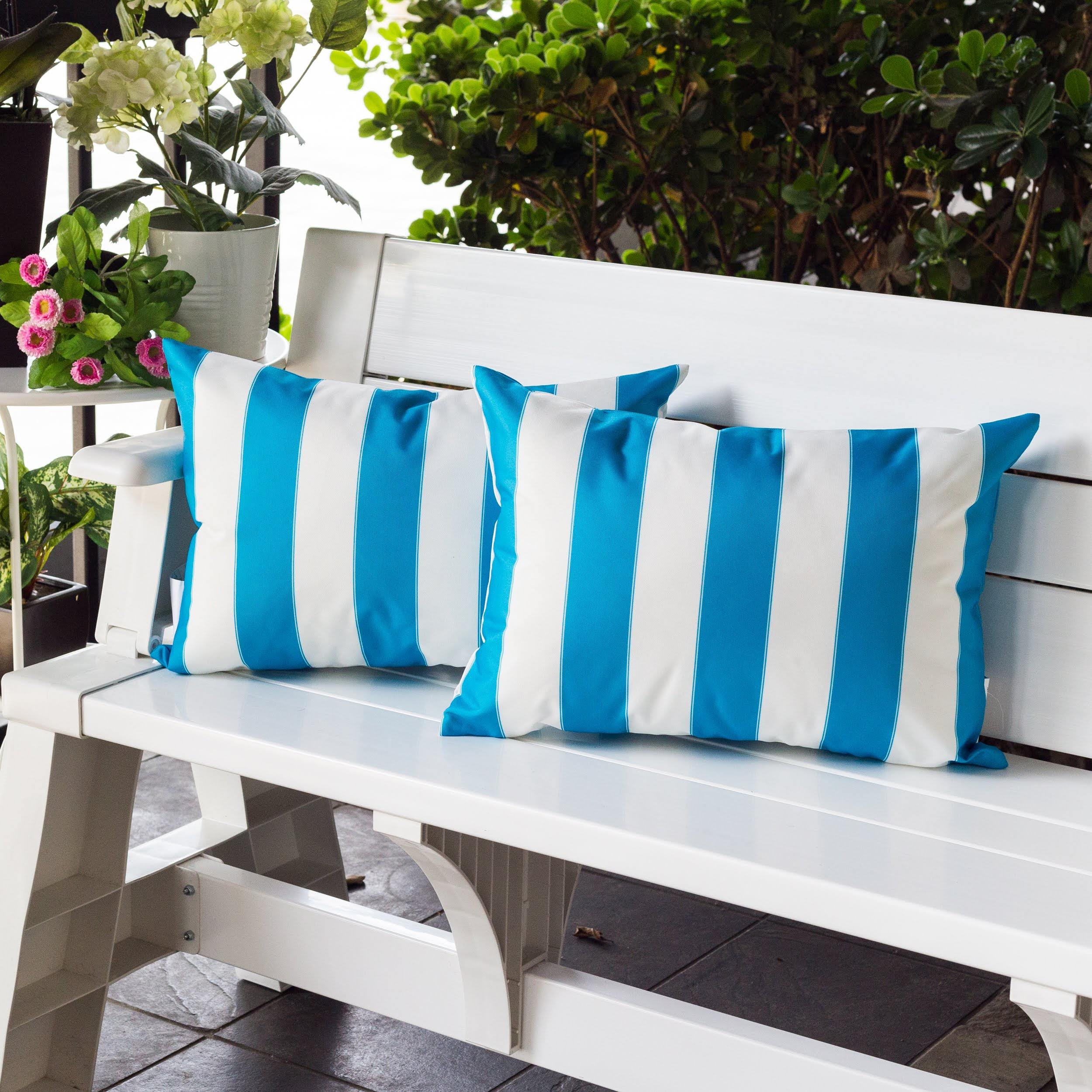 Horizon Stripe Outdoor Lumbar Pillow