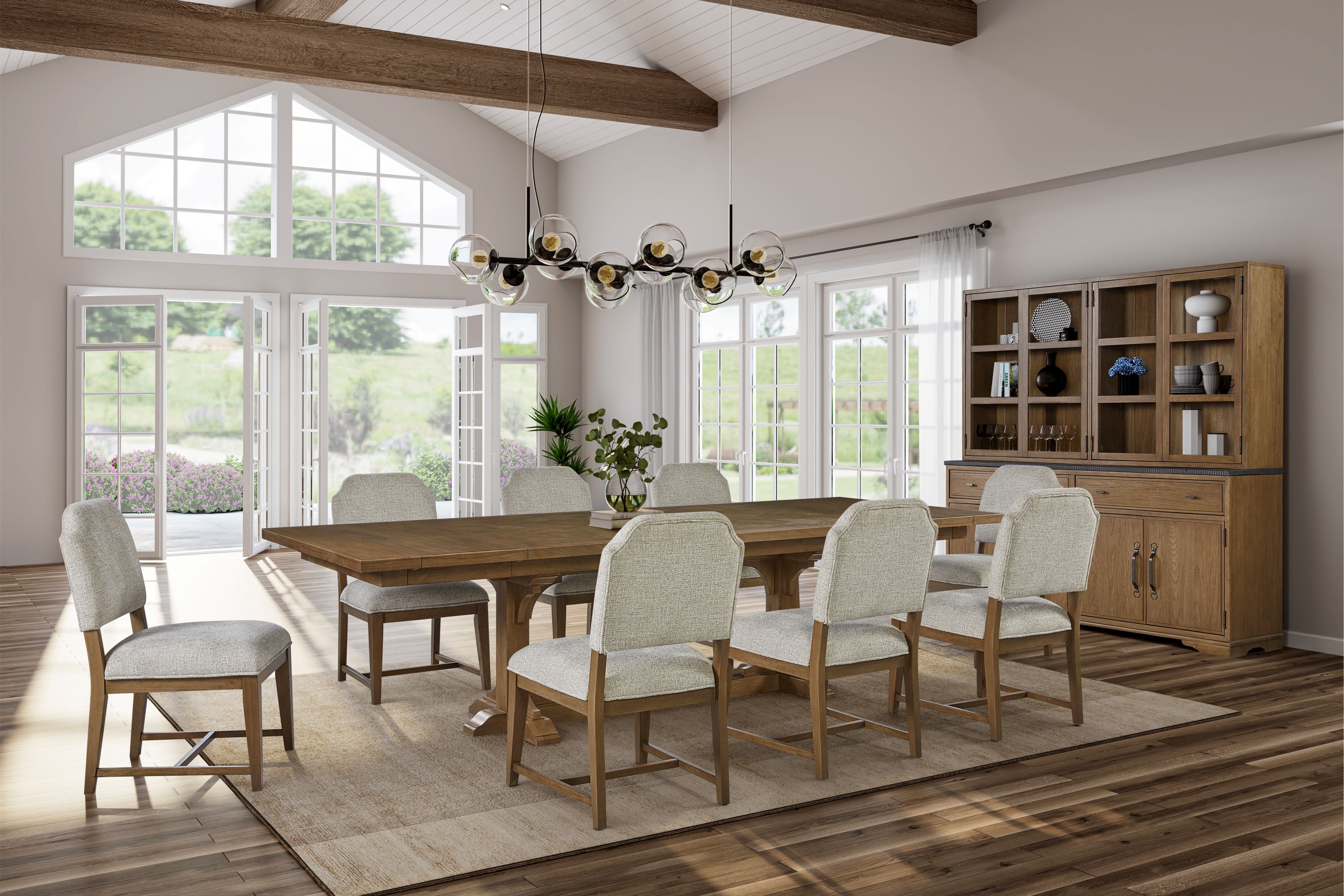 Finn Extendable Trestle Dining Table