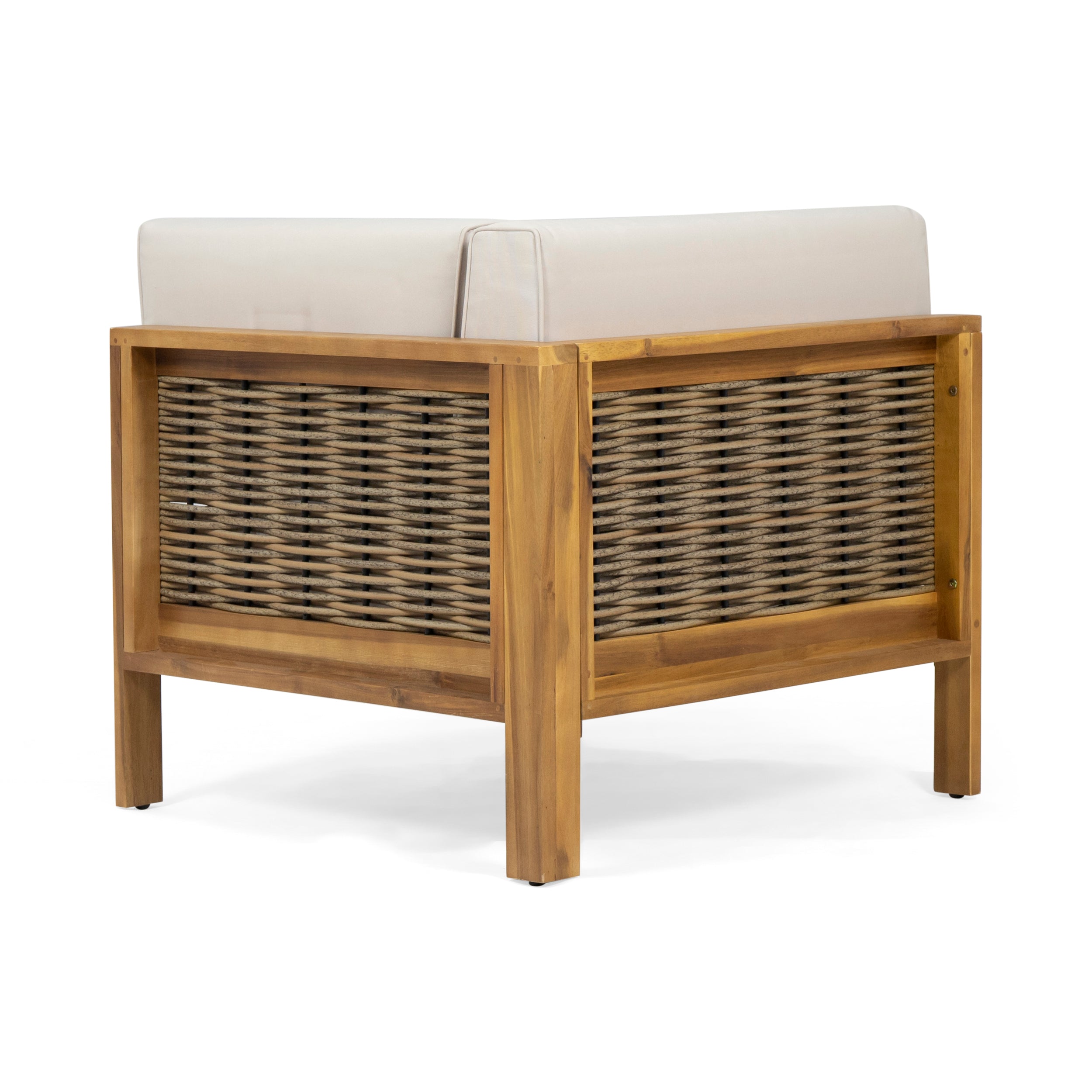 3-Piece Outdoor Seating Set with Corner Seat, Left Arm and Right Arm Sofa
