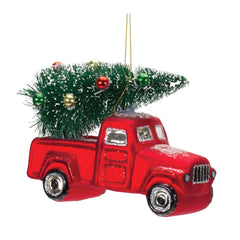 Glittered-Glass-Pickup-Truck-Ornament-(set-of-6)-Red-Ornaments