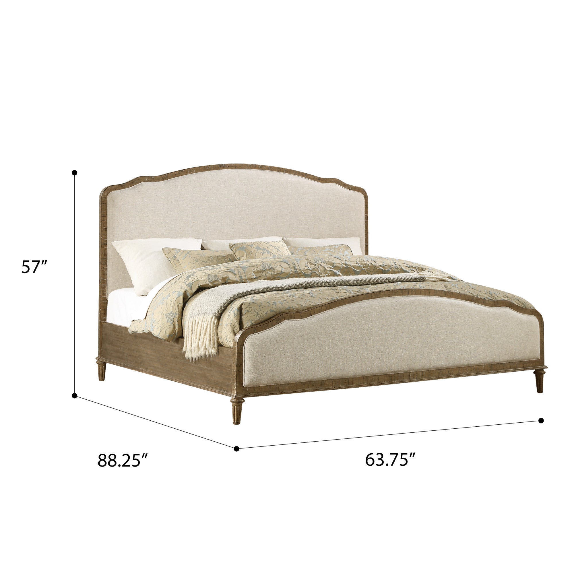 Pier 1 Upholstered Bed - Thumbnail 2