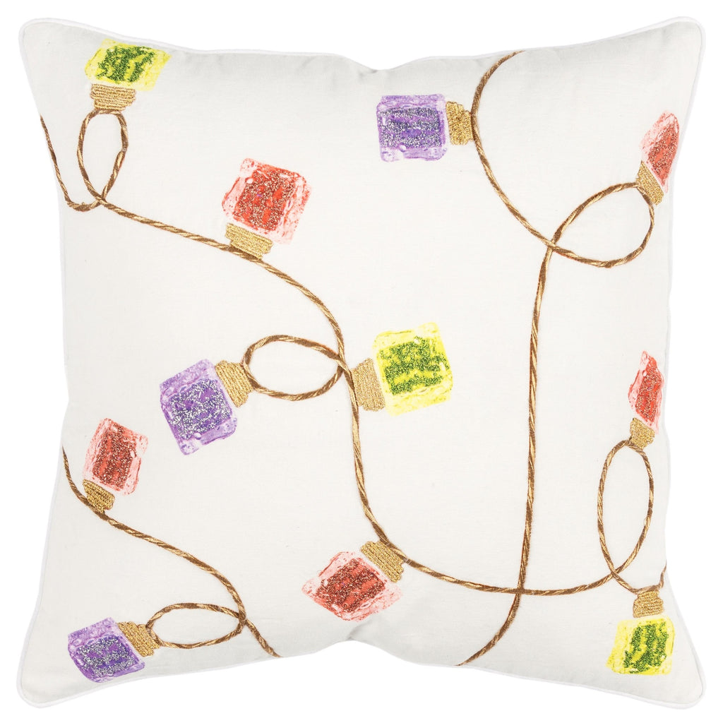 Screen-Print-And-Applique-Cotton-String-Of-Lights-Pillow-Cover-Decorative-Pillows