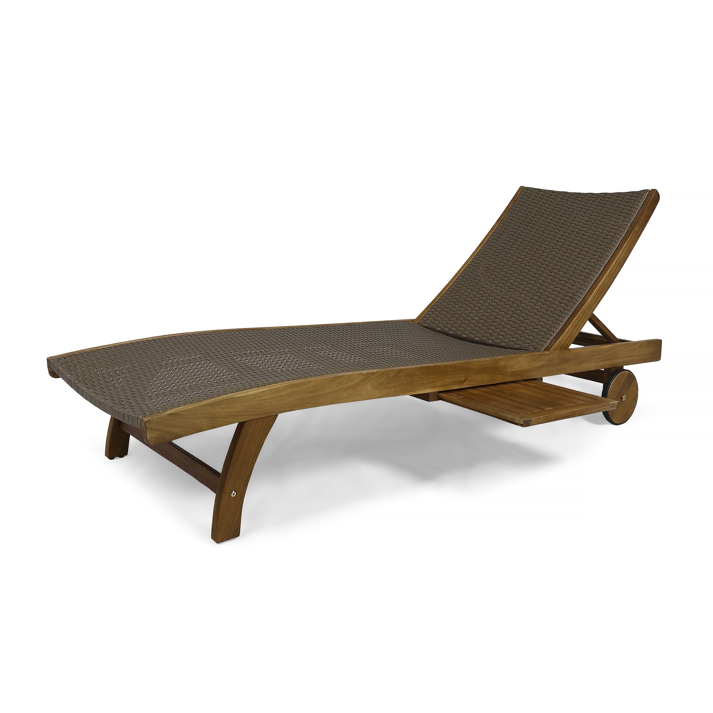 Banzai Chaise Lounge With Pull-Out Tray, Set of 2