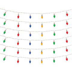 Led Lighted Strand with Classic Bulb Design (Set of 6 Strands)