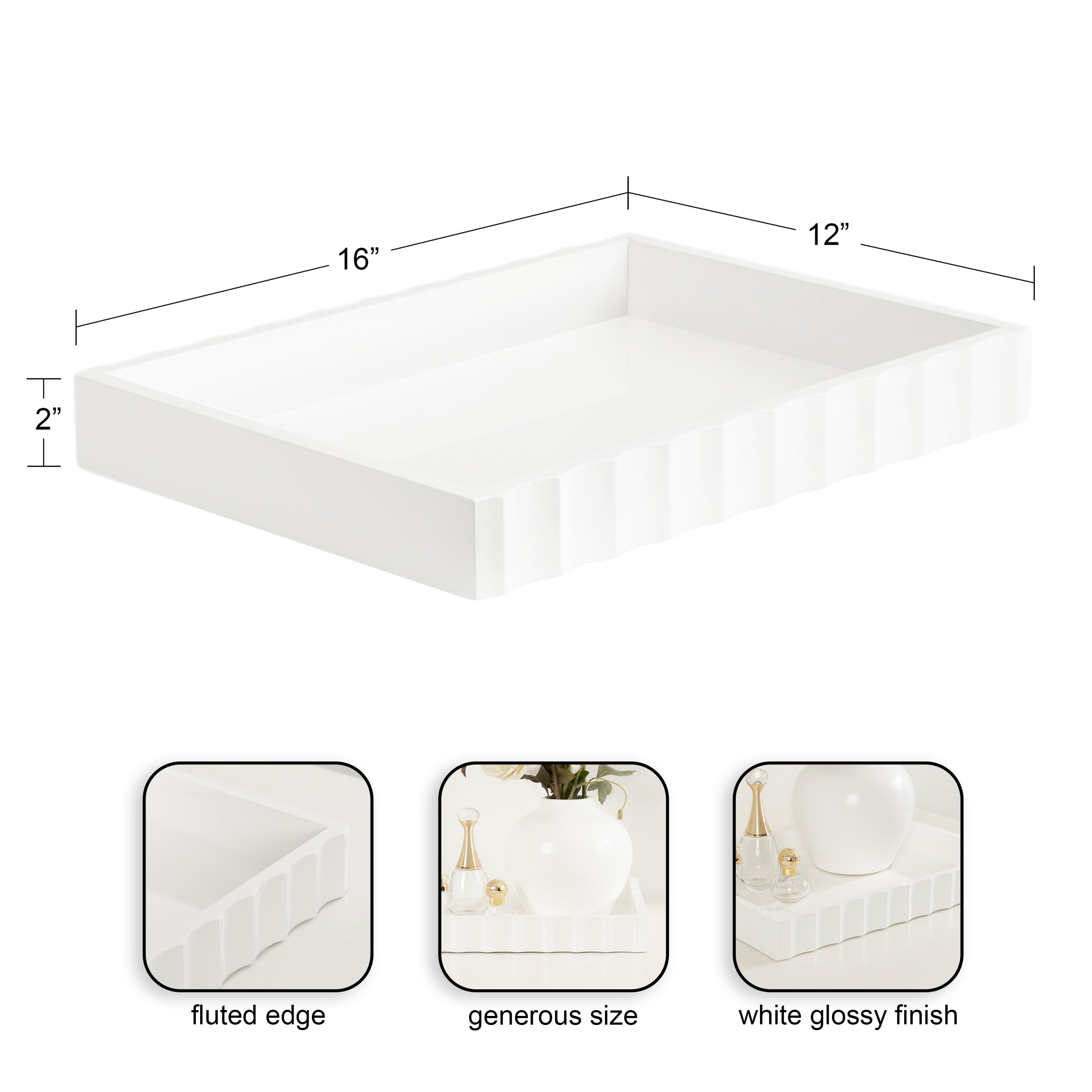 Lissi Rectangle Tray