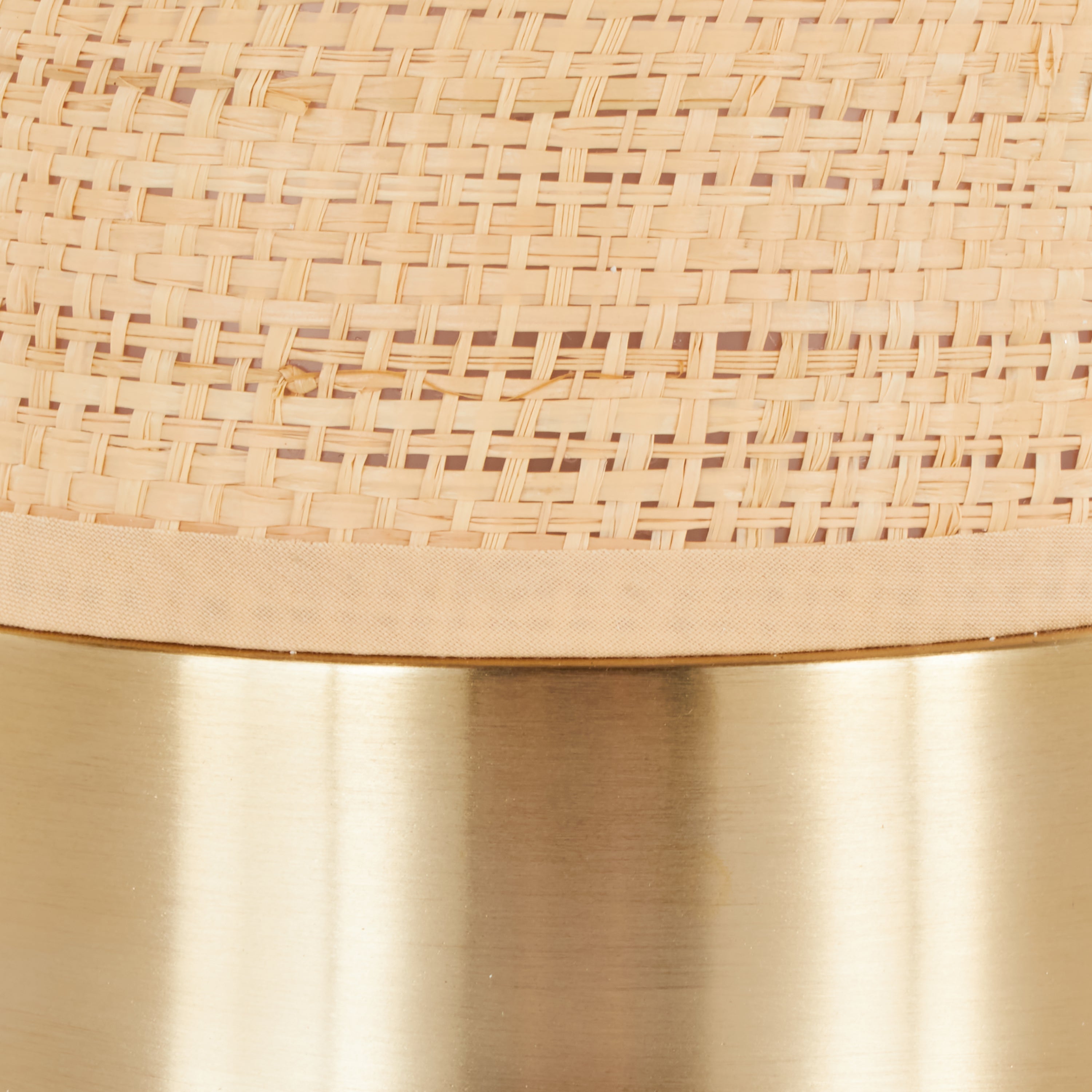 Bellavue 29" Rattan Table Lamp with Cylinder Shade and Pull Chain Switch