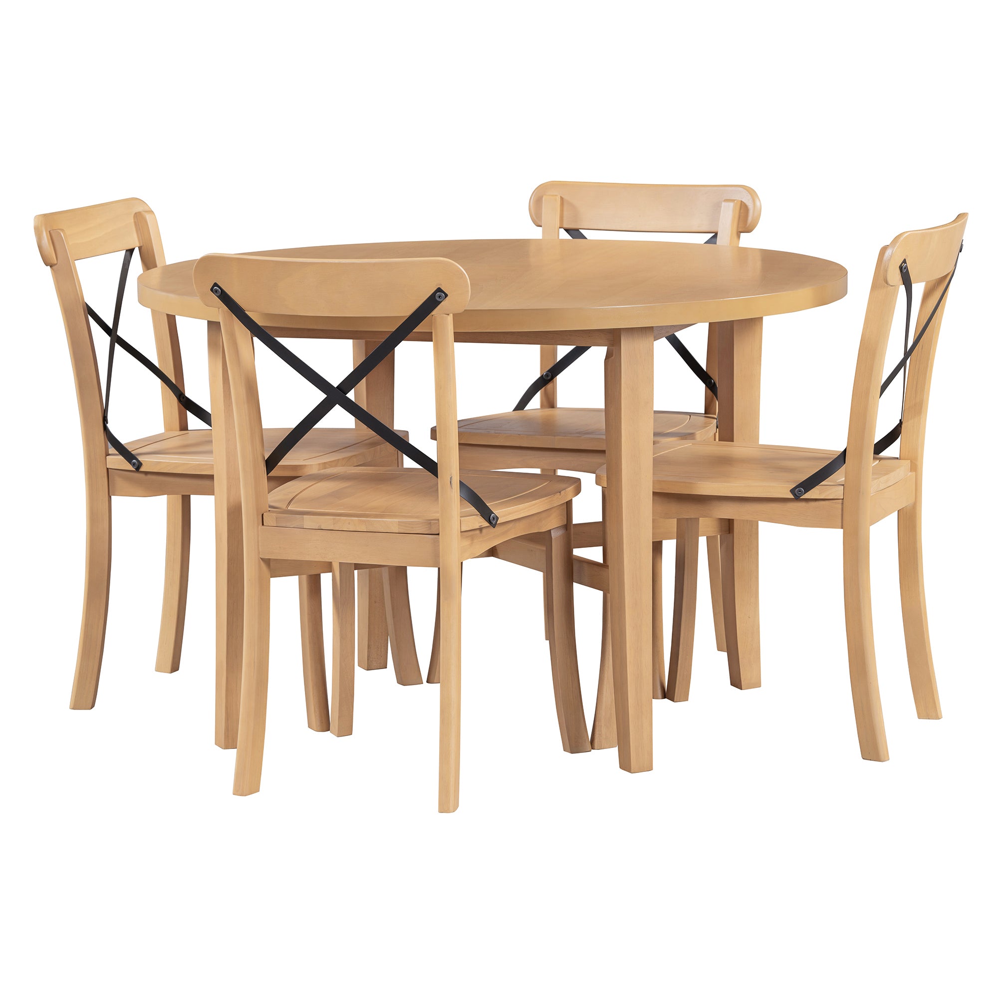 5-Piece Farmhouse Dining Set