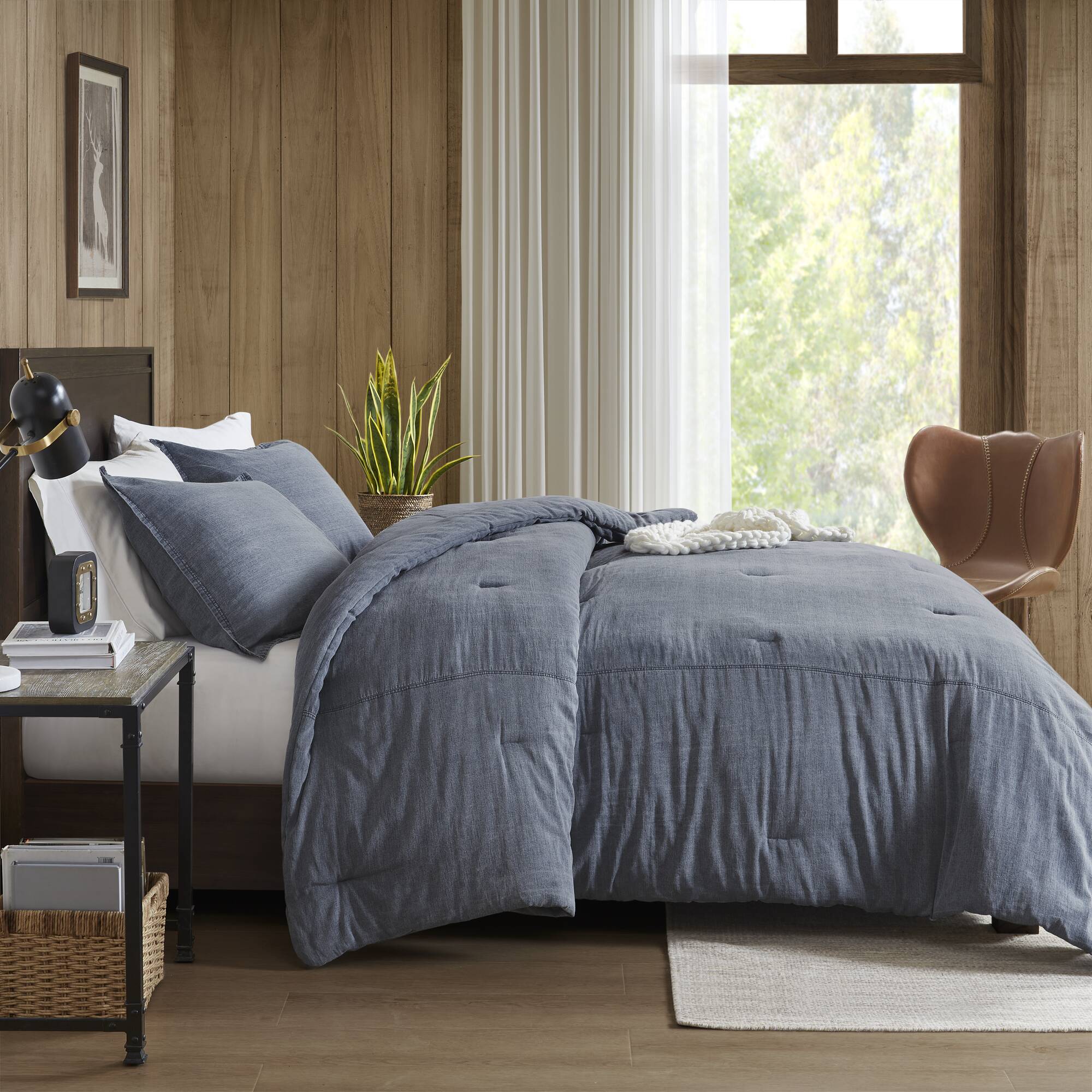 2-Piece Twill Washed Comforter Set