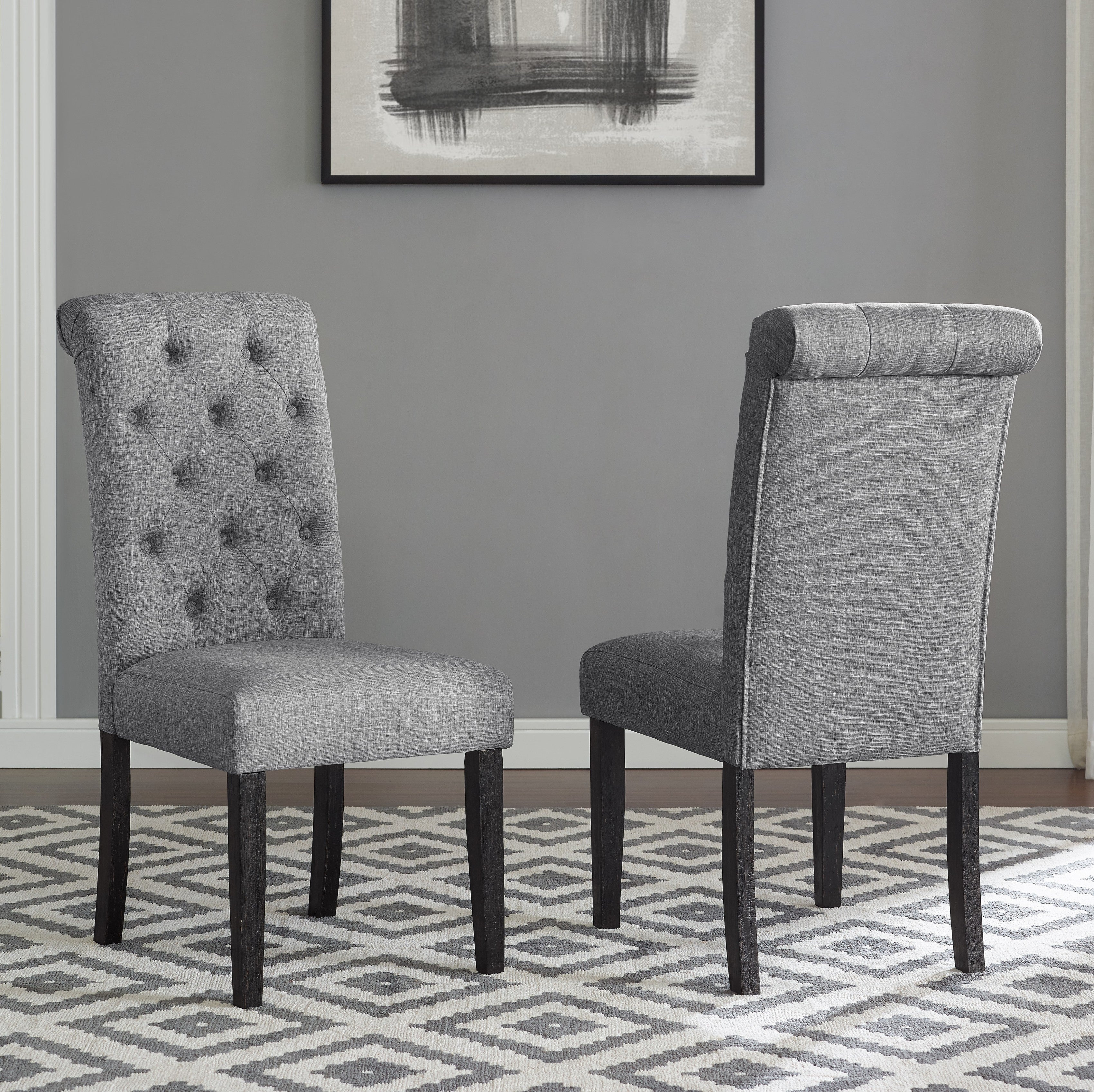 Levi Turned-Leg Dining Set with Table, 4 Chairs and Bench