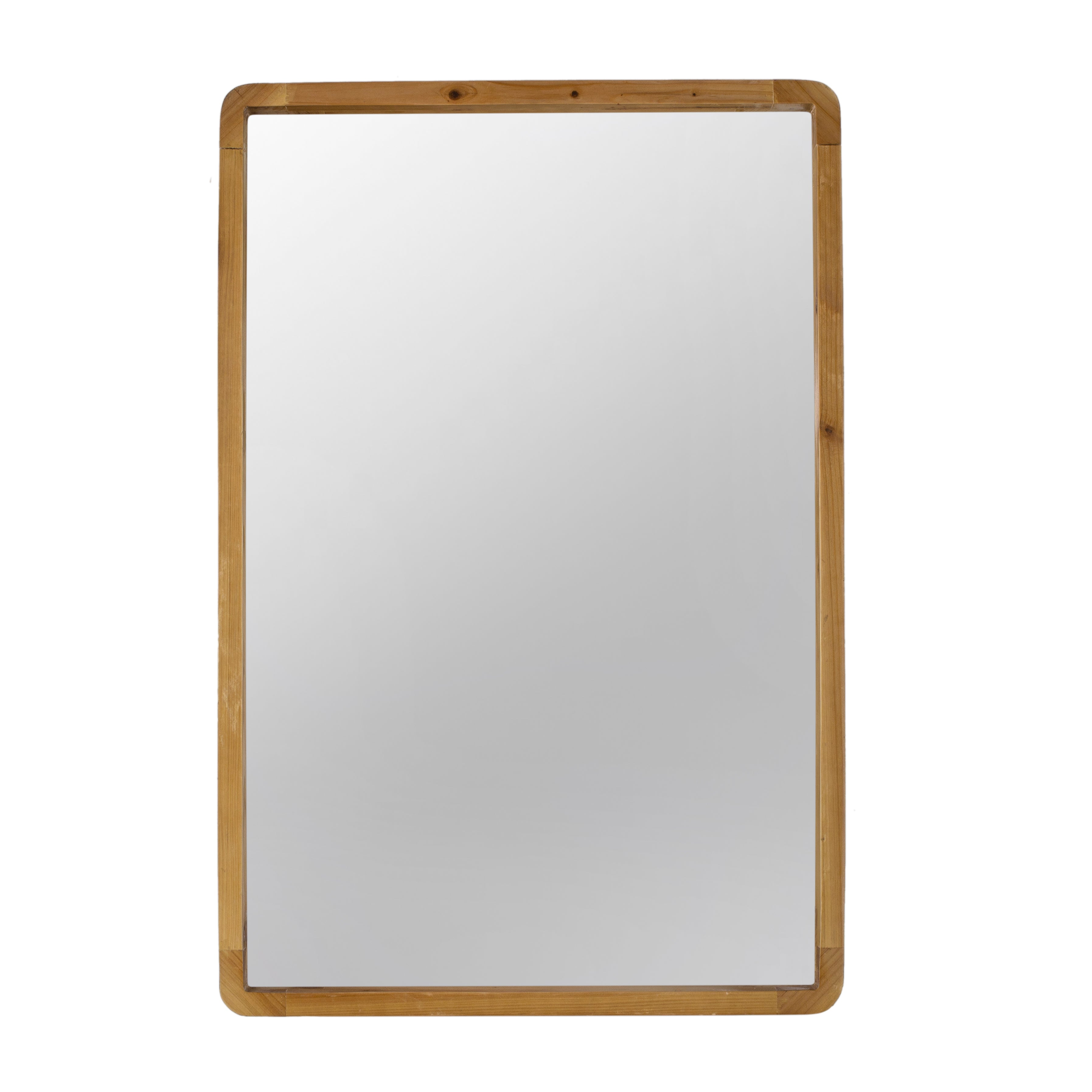 24" x 36" Rectangle Wall Mirror with Wood Frame