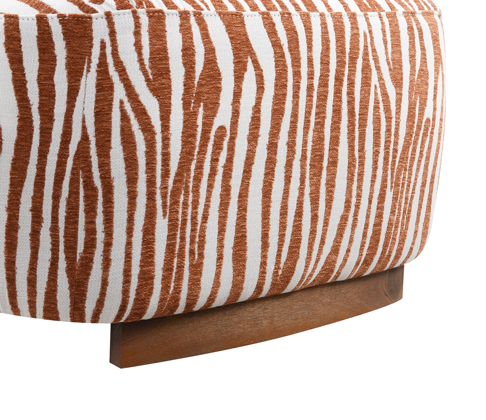 Avril Modern Zebra Stripe Accent Chair