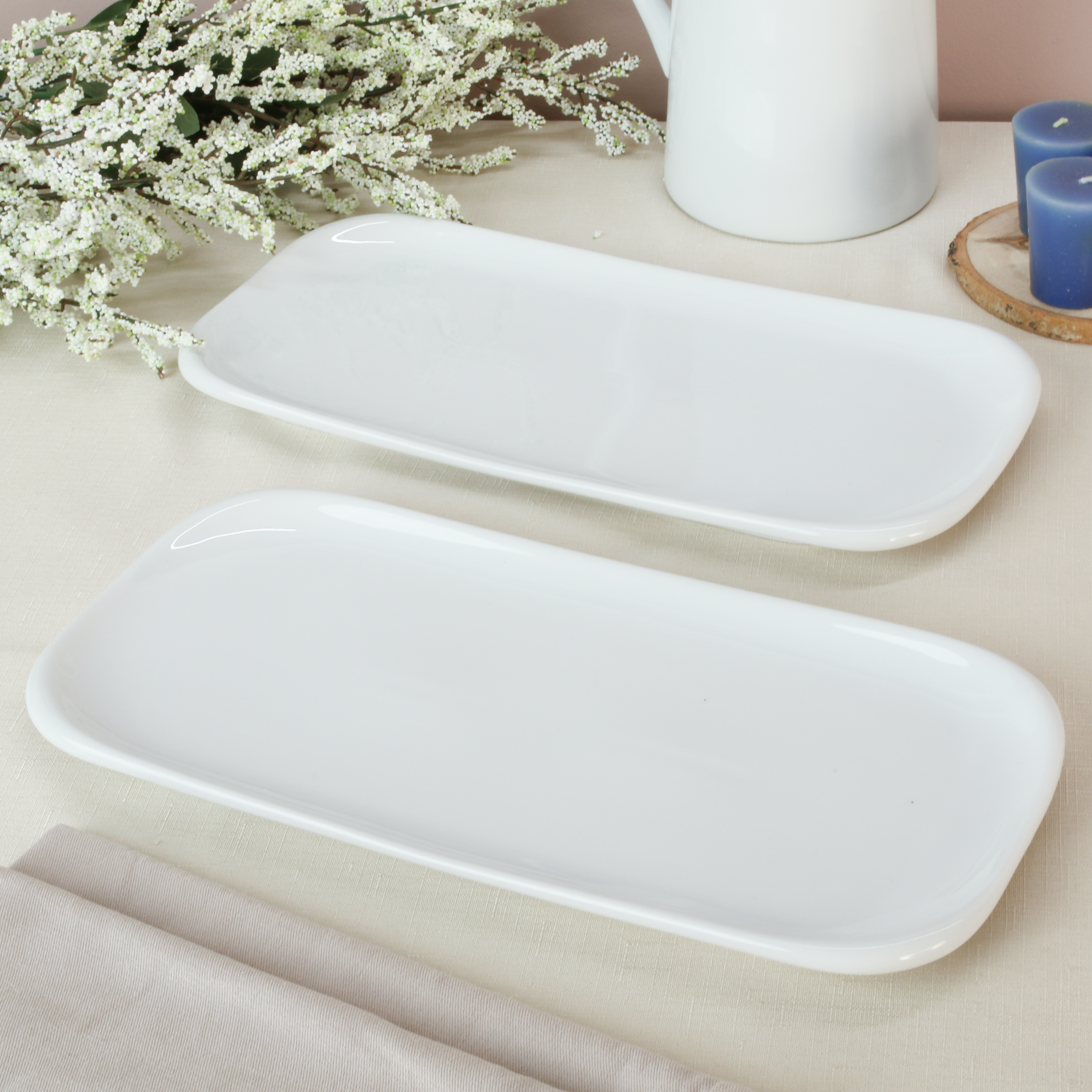 Lena Serving Platter 2 Piece Set
