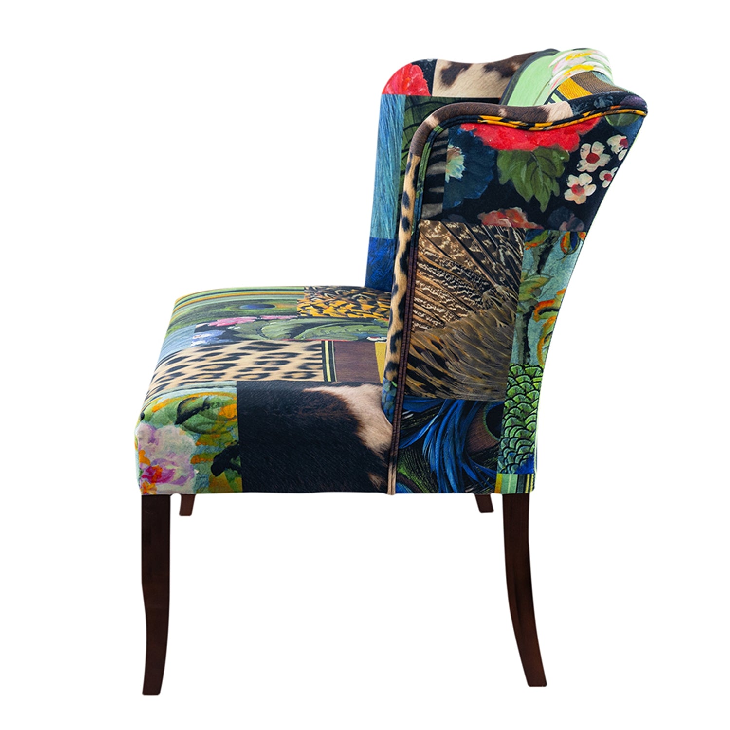 Vesta Bird Collage Print Settee