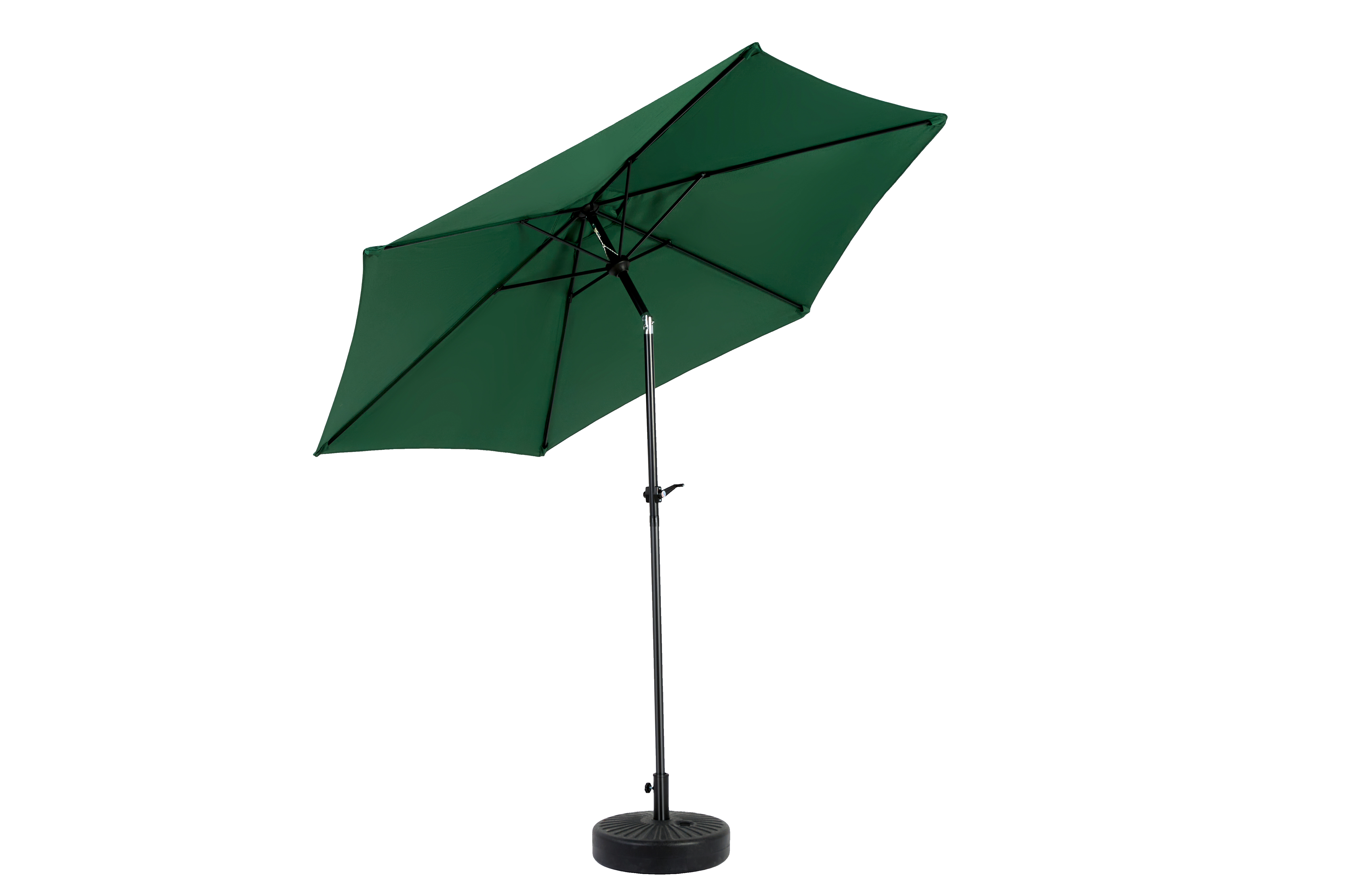 9' Outdoor Patio Umbrella Outdoor Table Umbrella with Push Button Tilt and Crank, Base Not Included