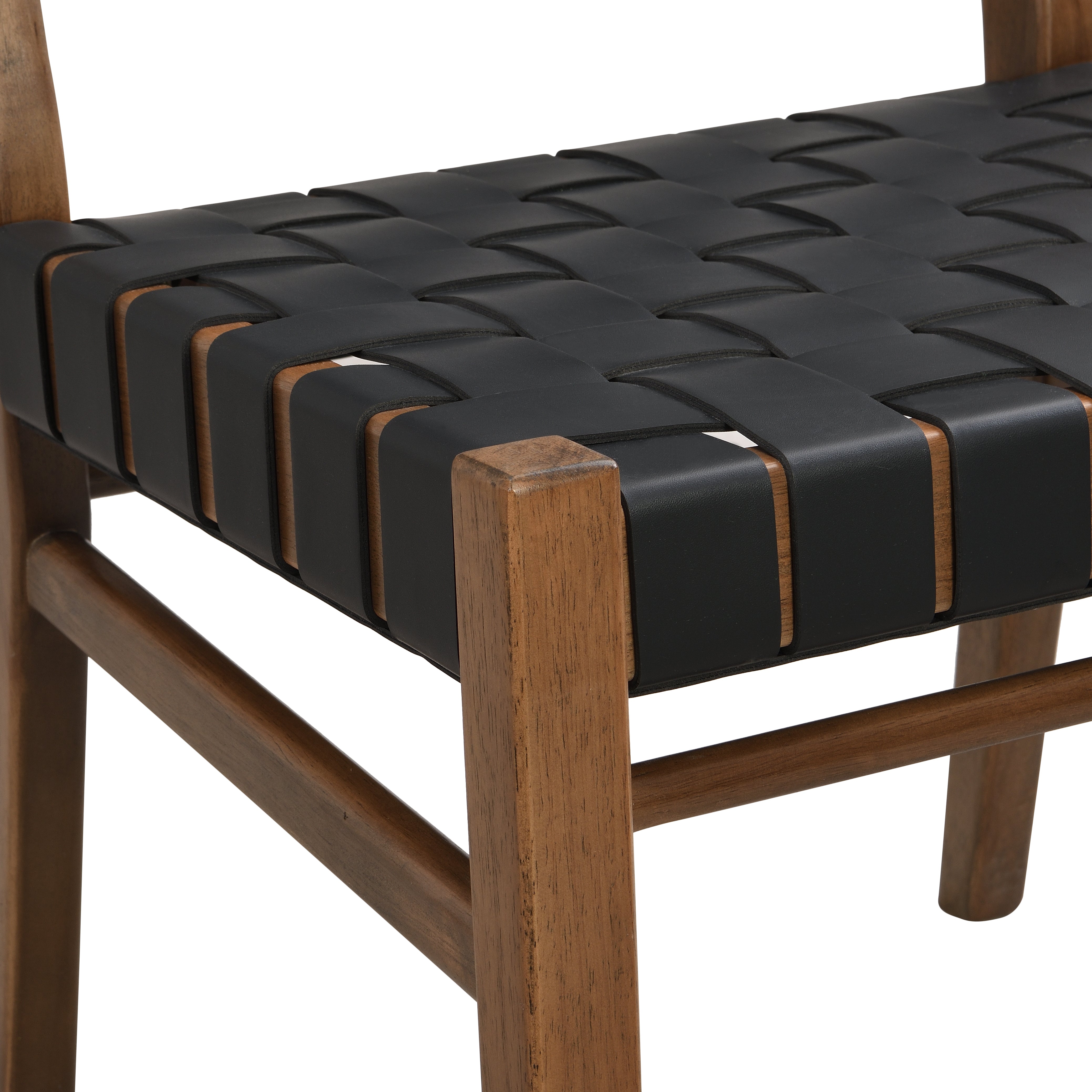 Crosswell 5-Piece Dining Set with Woven Chairs