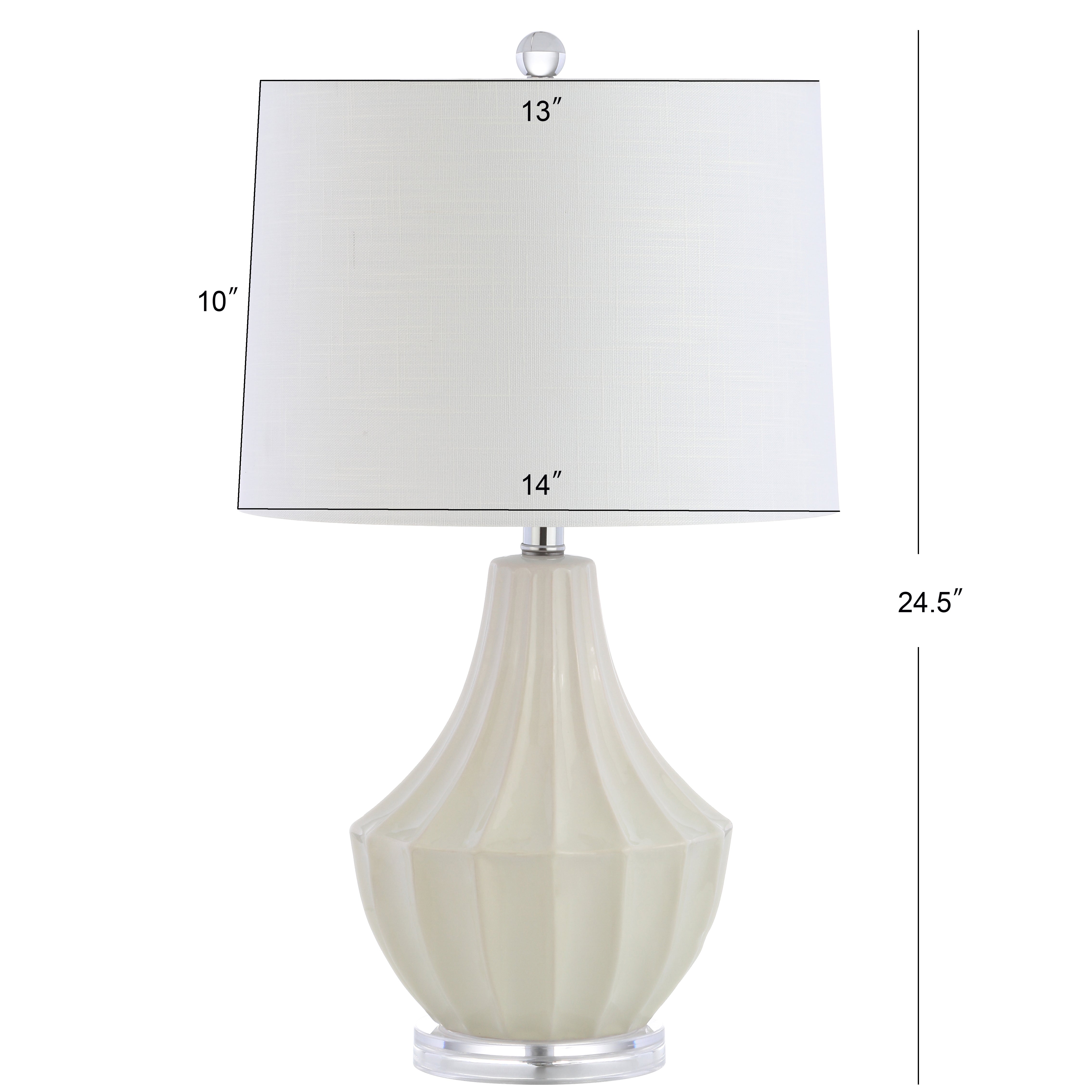 Tate Ceramic LED Table Lamp
