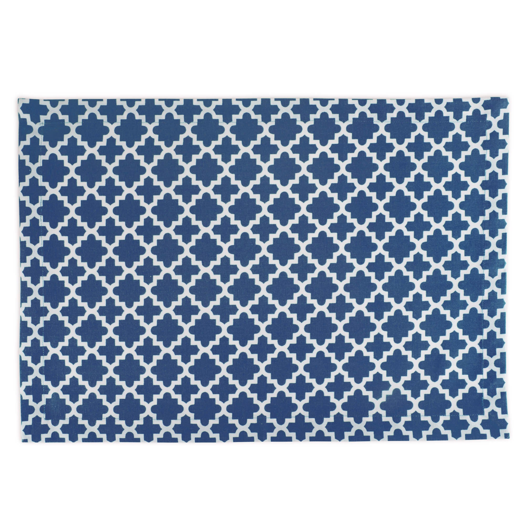 DII Lattice Print Cotton Placemat 6-Piece Set
