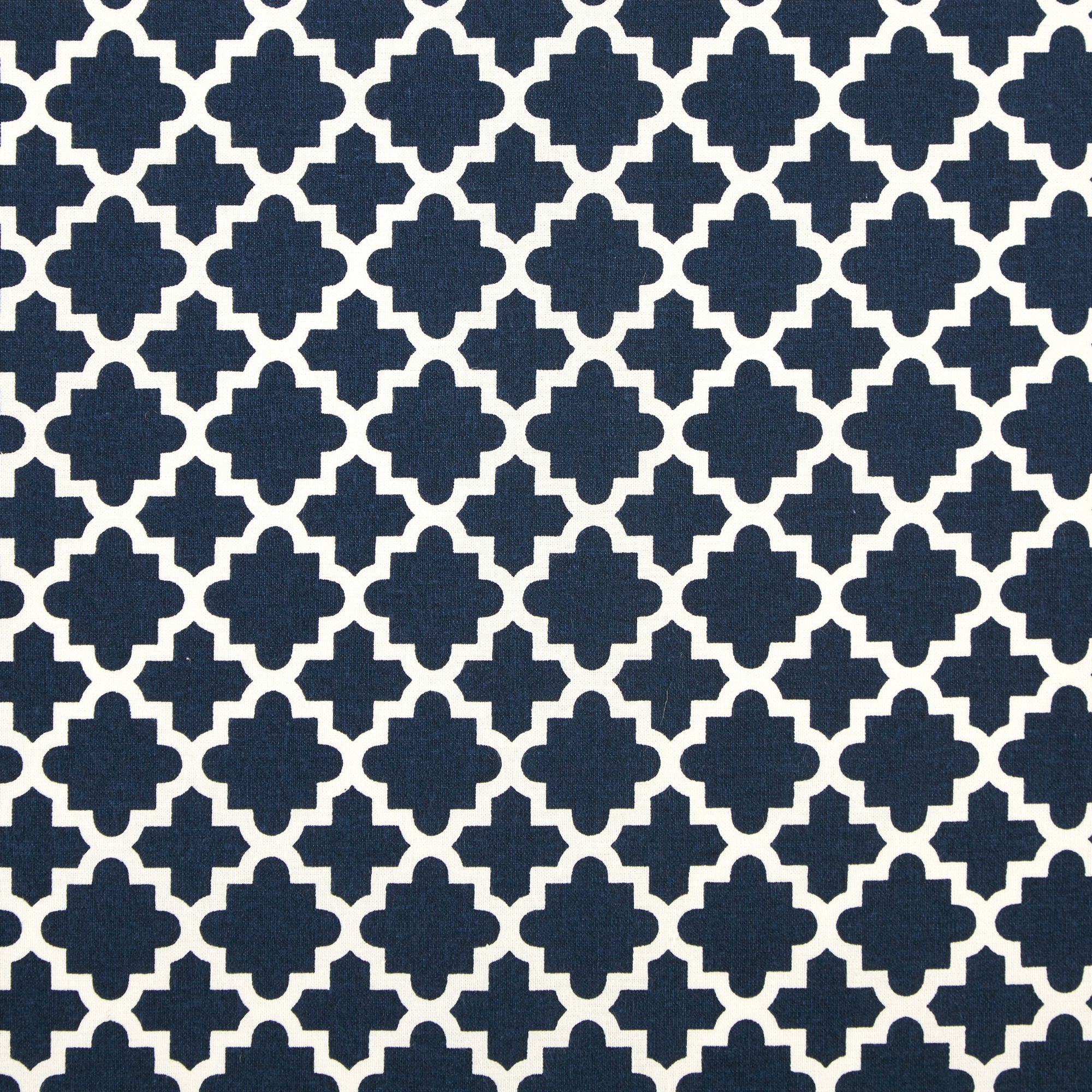 DII Nautical Blue Lattice Print Cotton Table Runner, 14" x 72"