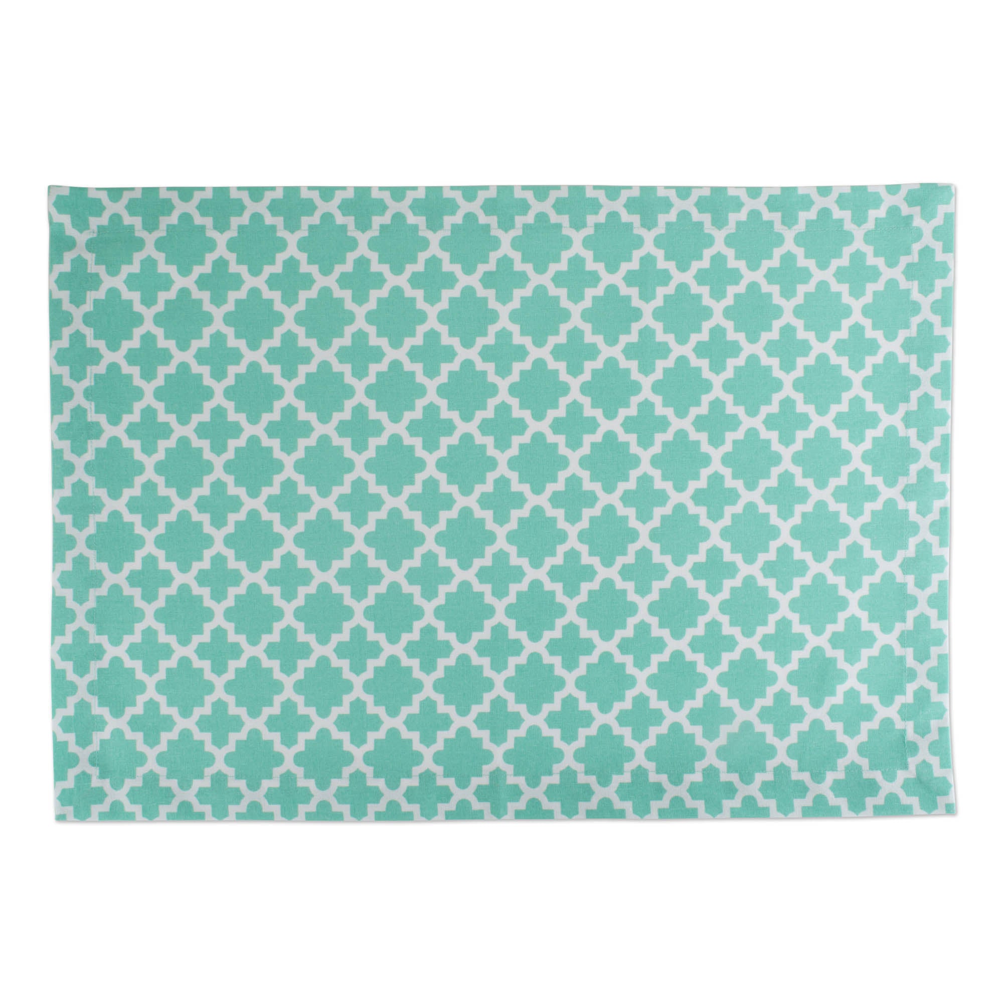 DII Lattice Print Cotton Placemat 6-Piece Set
