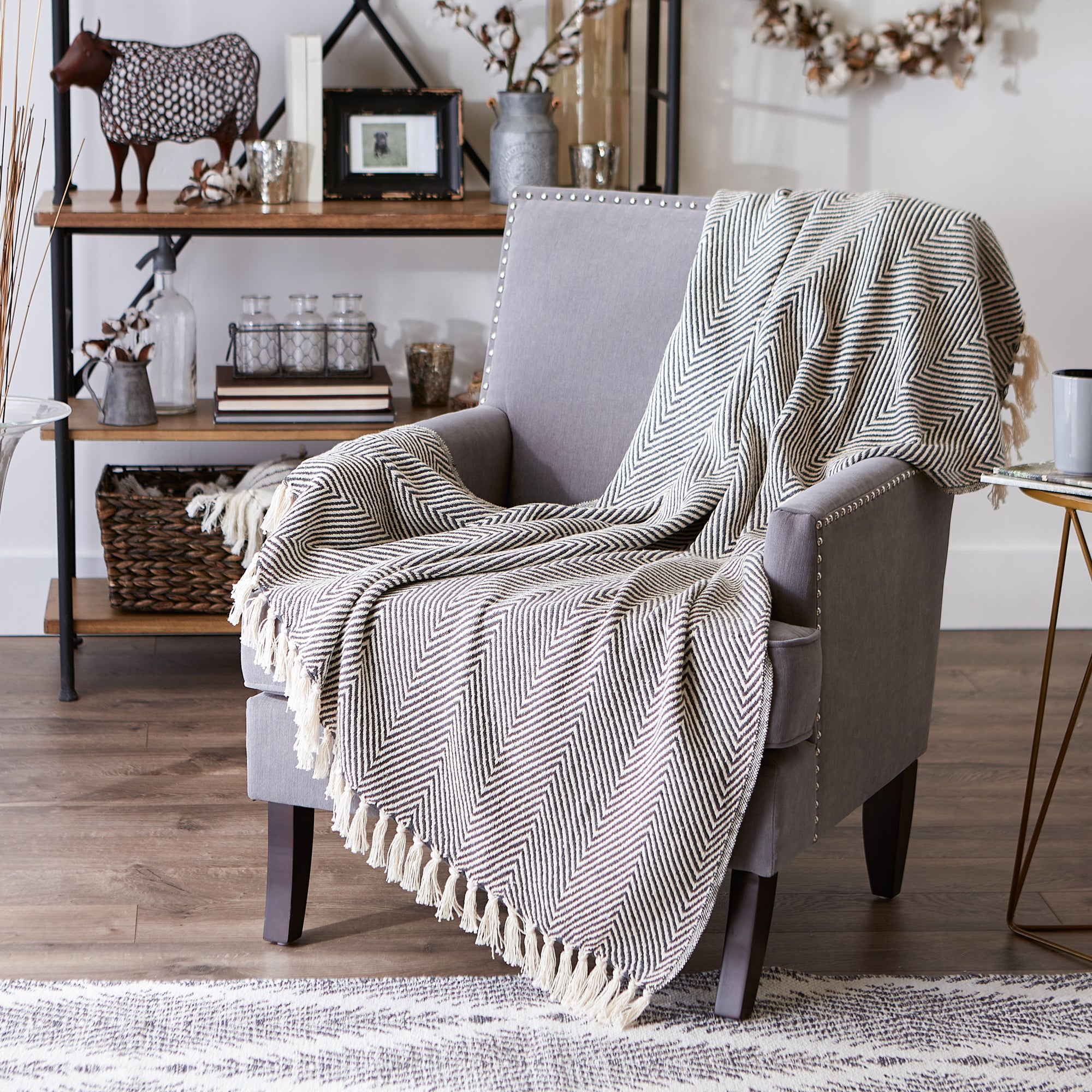 Mineral Urban Chevron Throw