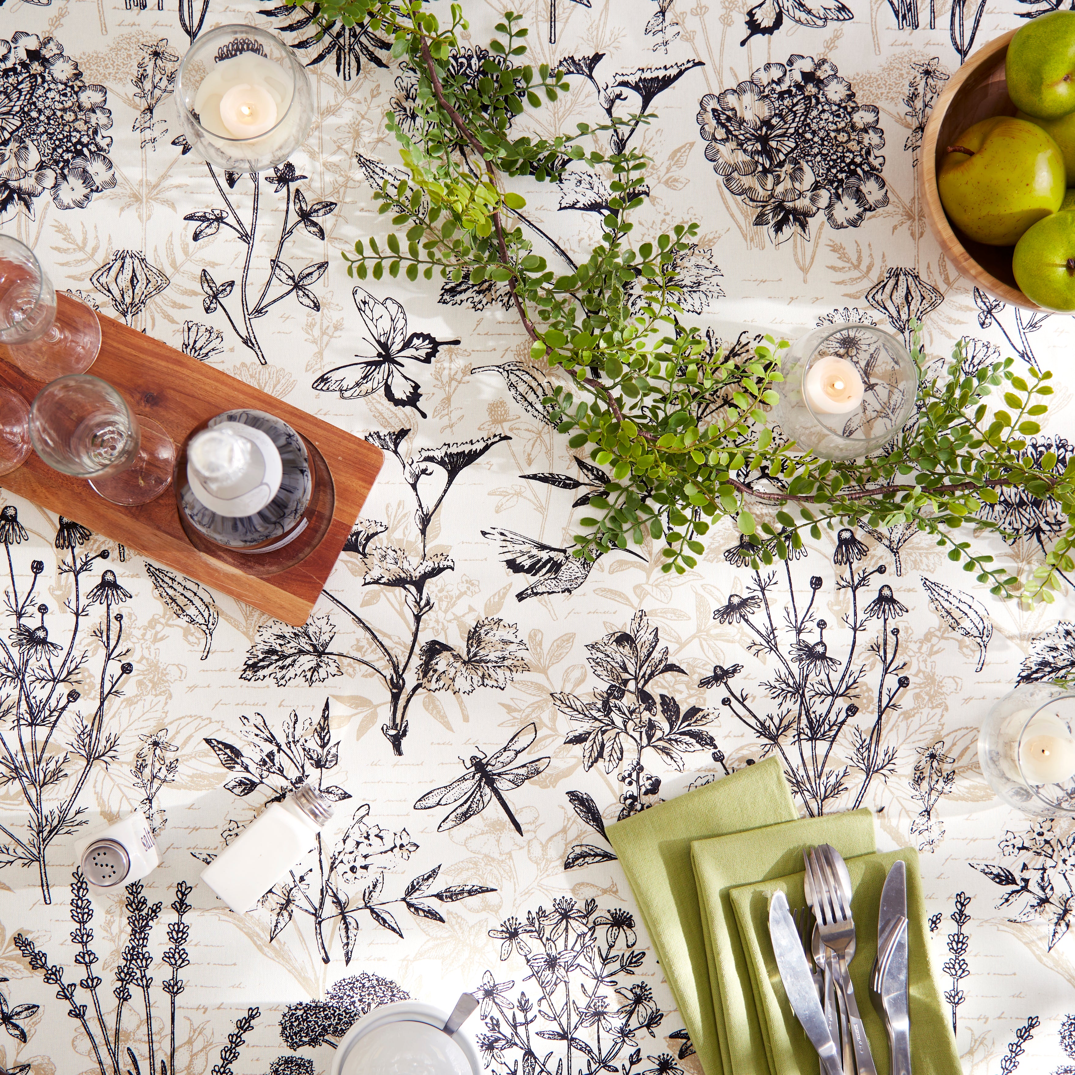 Botanical Print Tablecloth