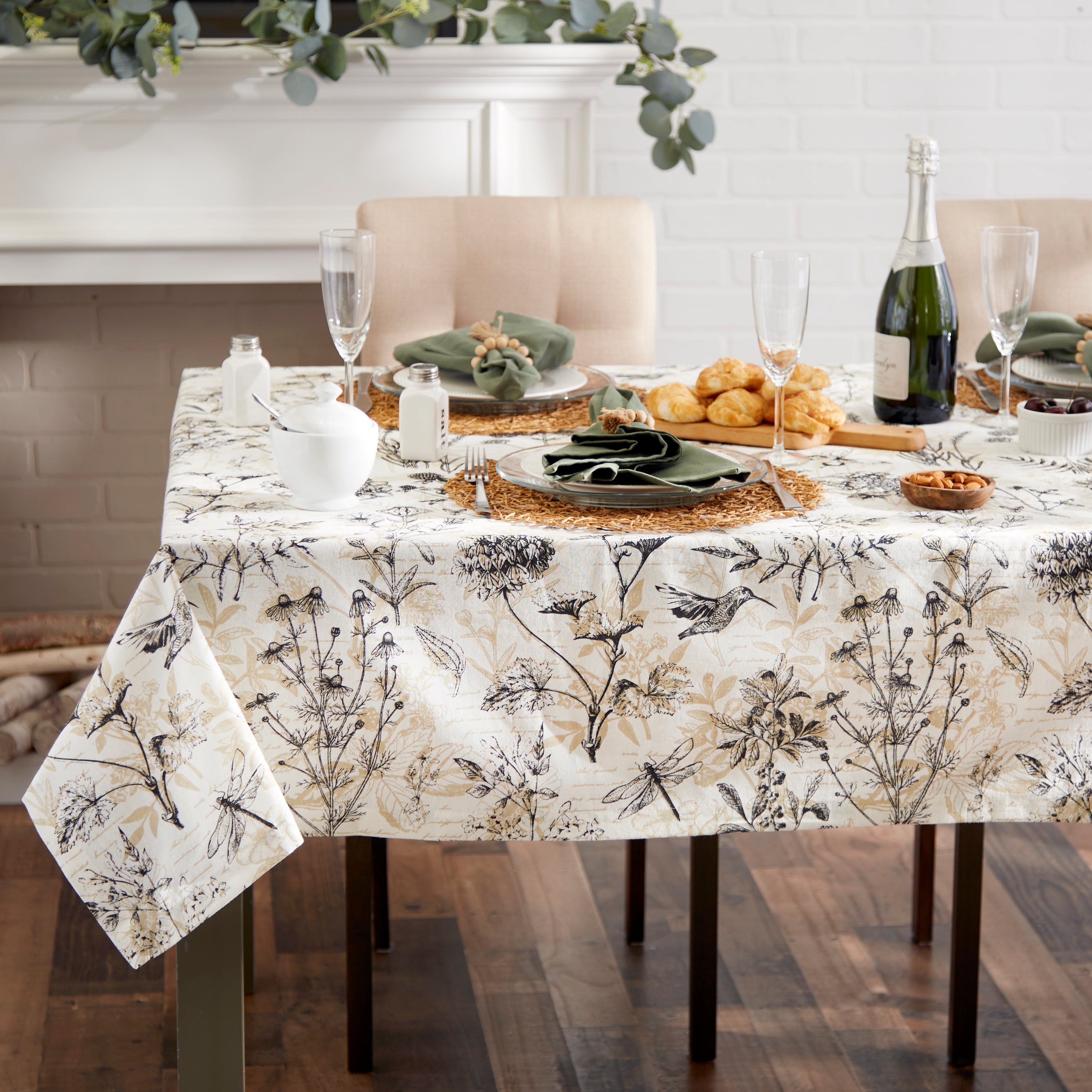 Botanical Print Tablecloth