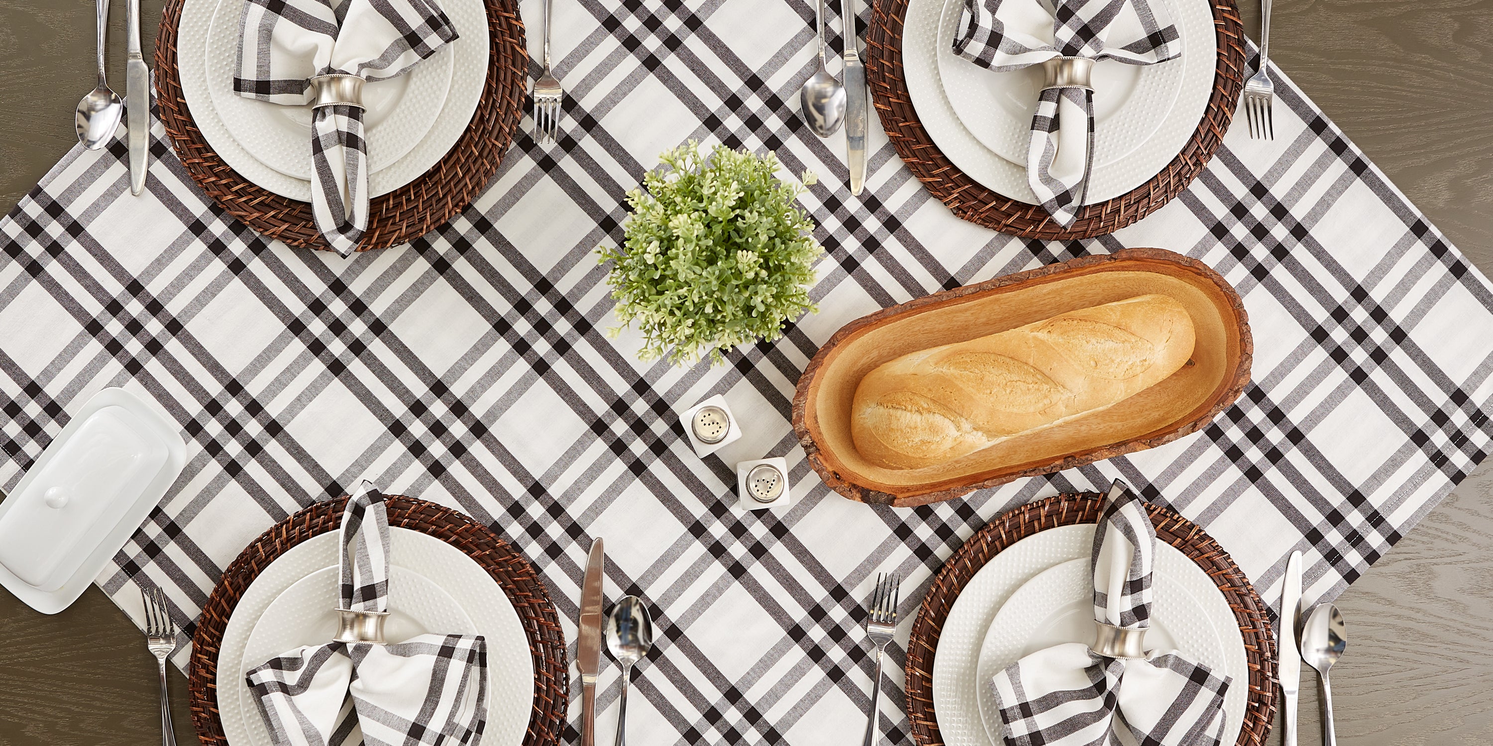 Homestead Plaid Tablecloth