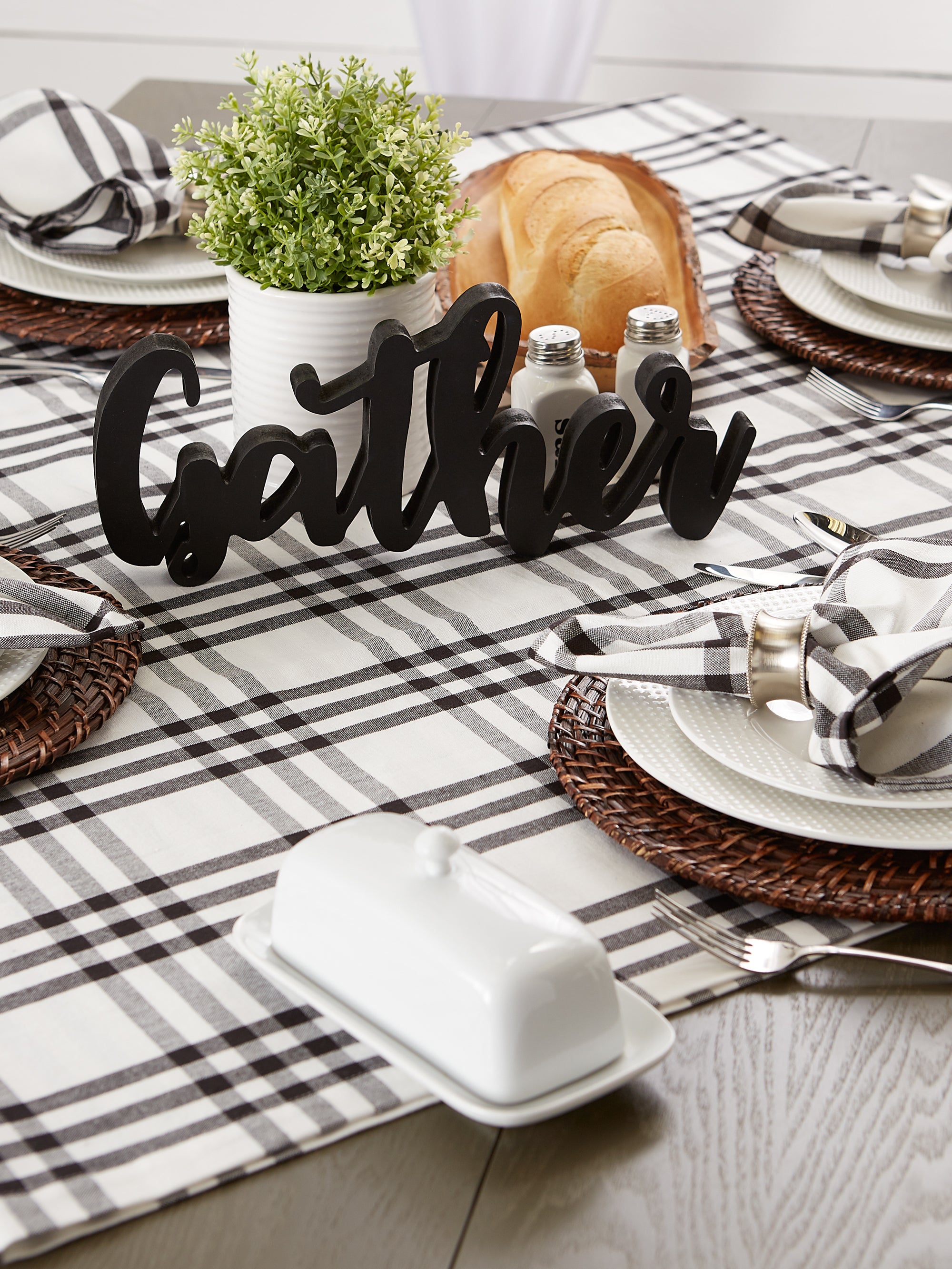 Homestead Plaid Tablecloth