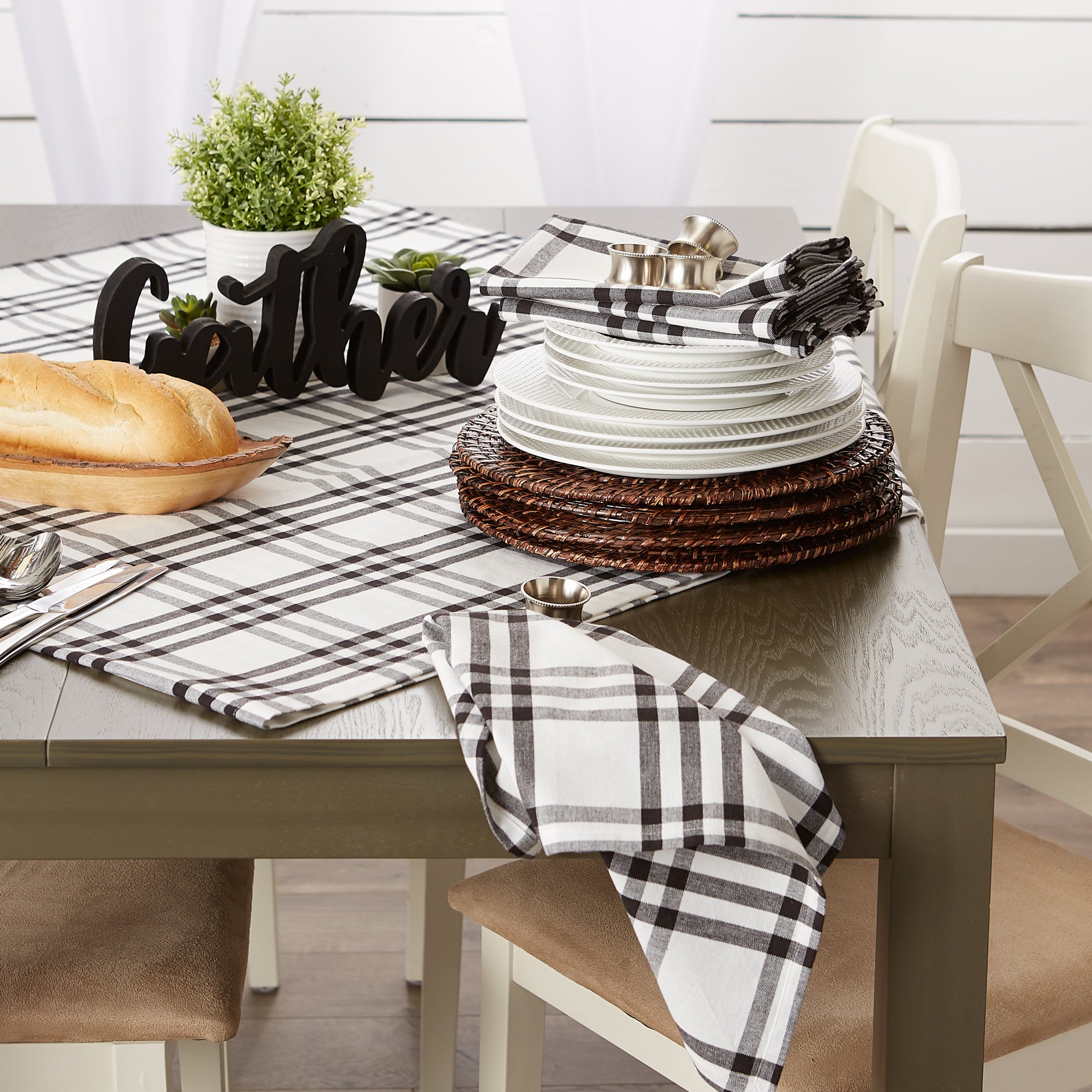 Homestead Plaid Tablecloth