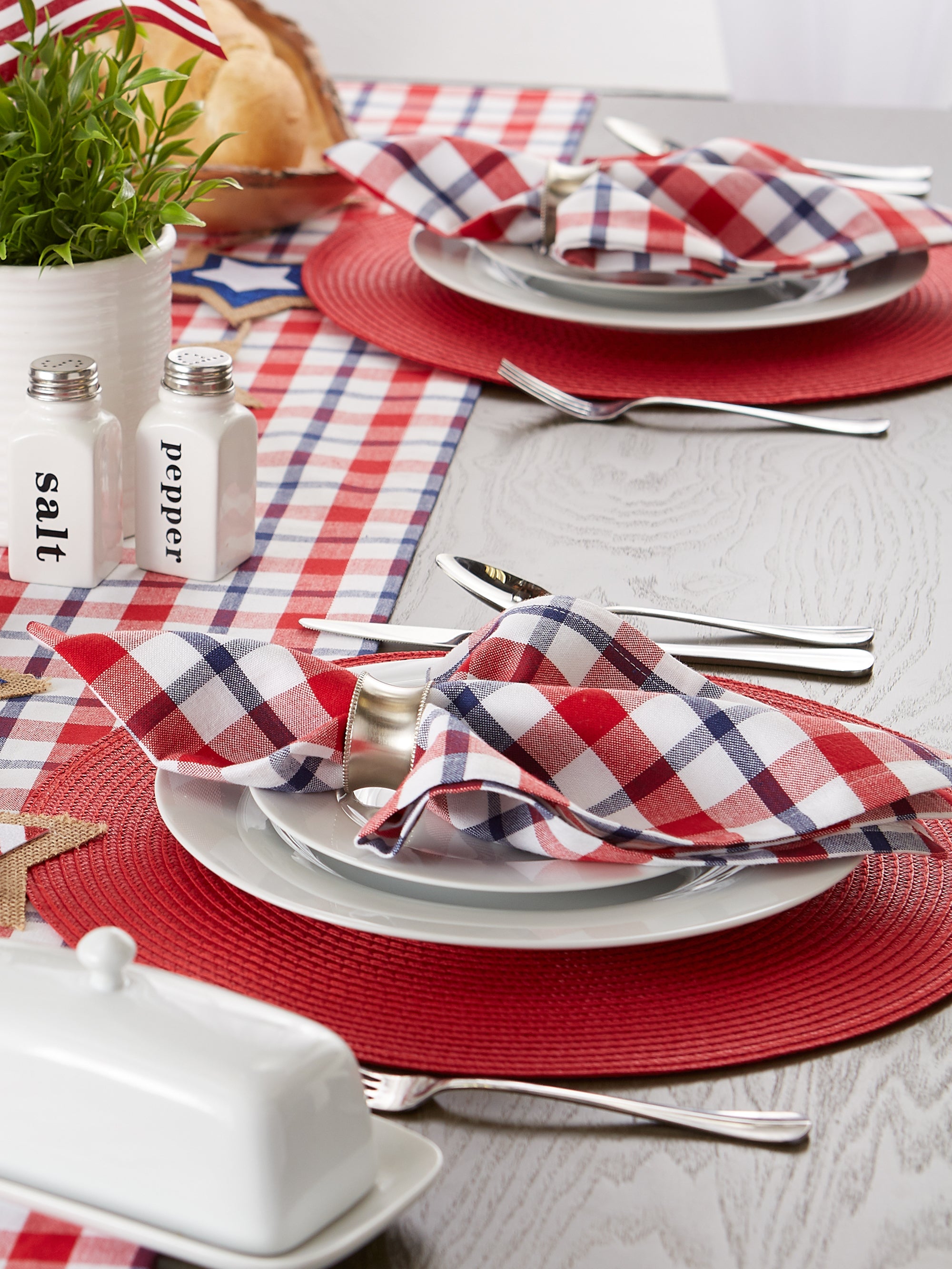American Plaid Napkin, Set of 6