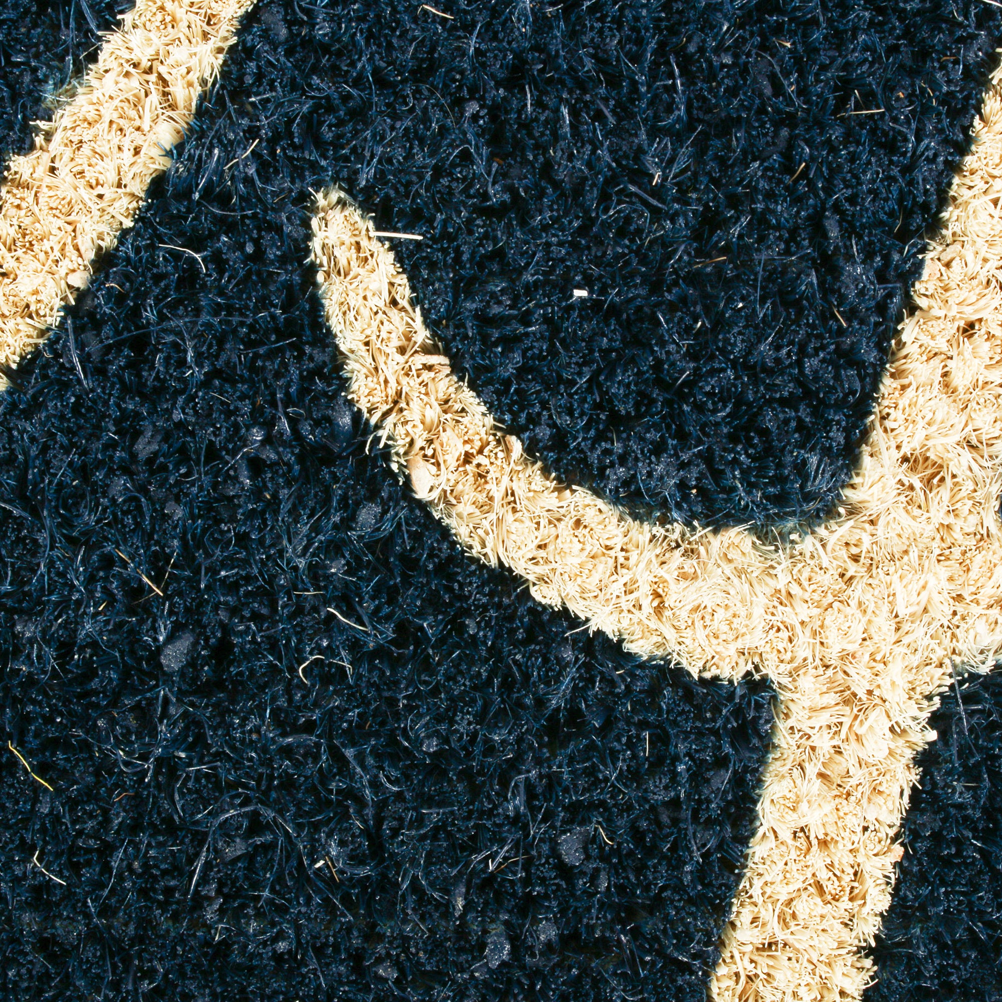 DII Hello Coir PVC-Backed Non-Slip Doormat
