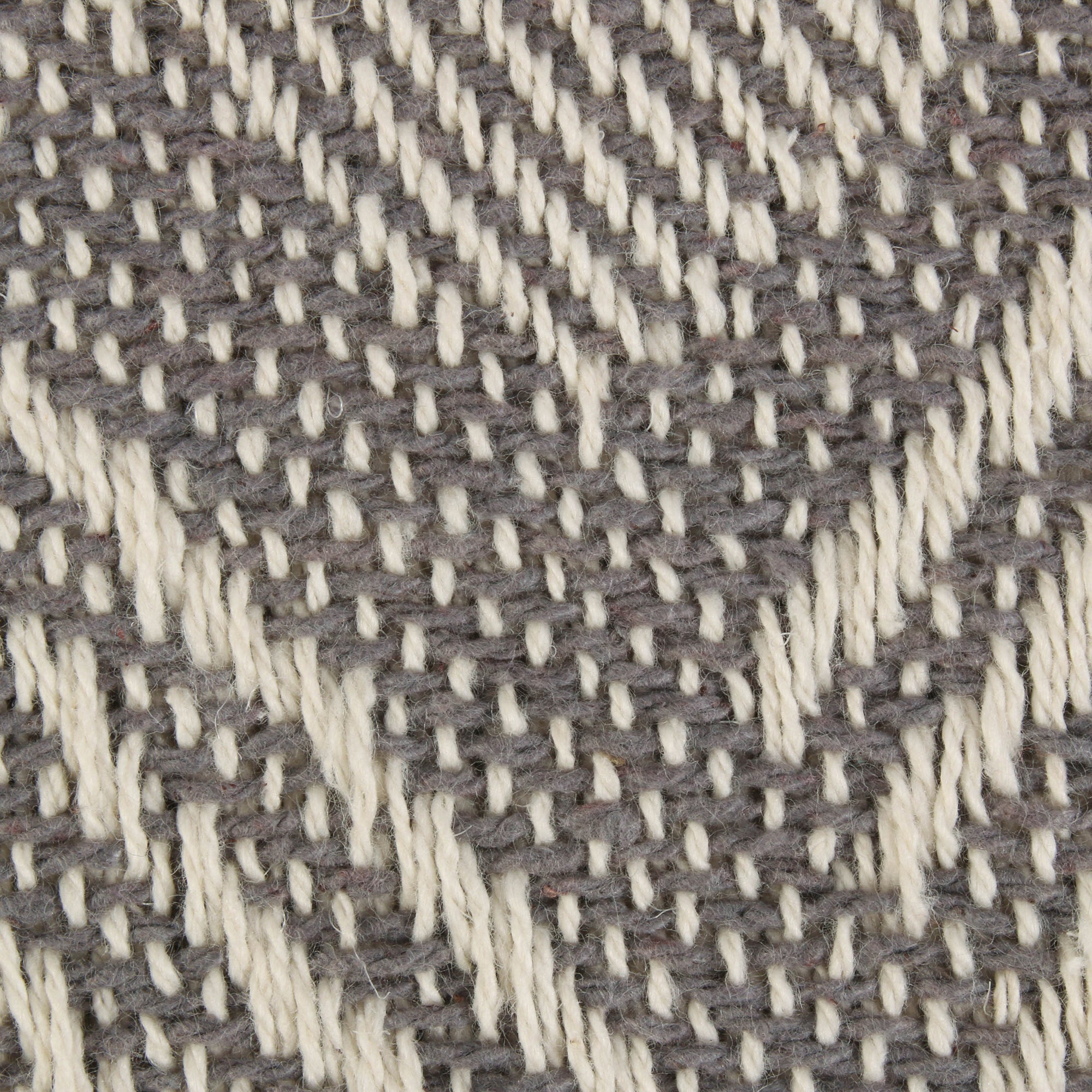 Gray Basketweave Throw