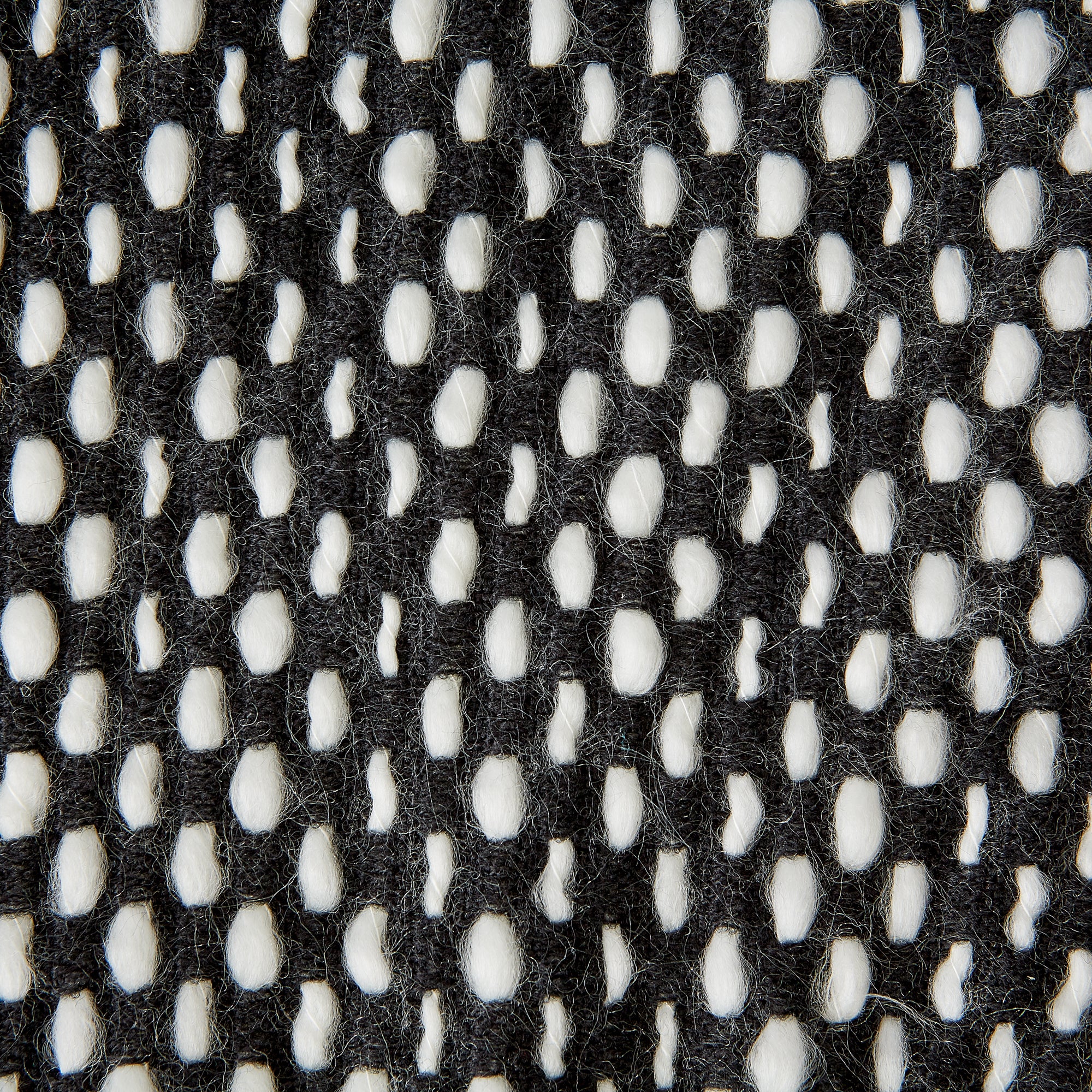 Black & White Textured Acrylic Throw