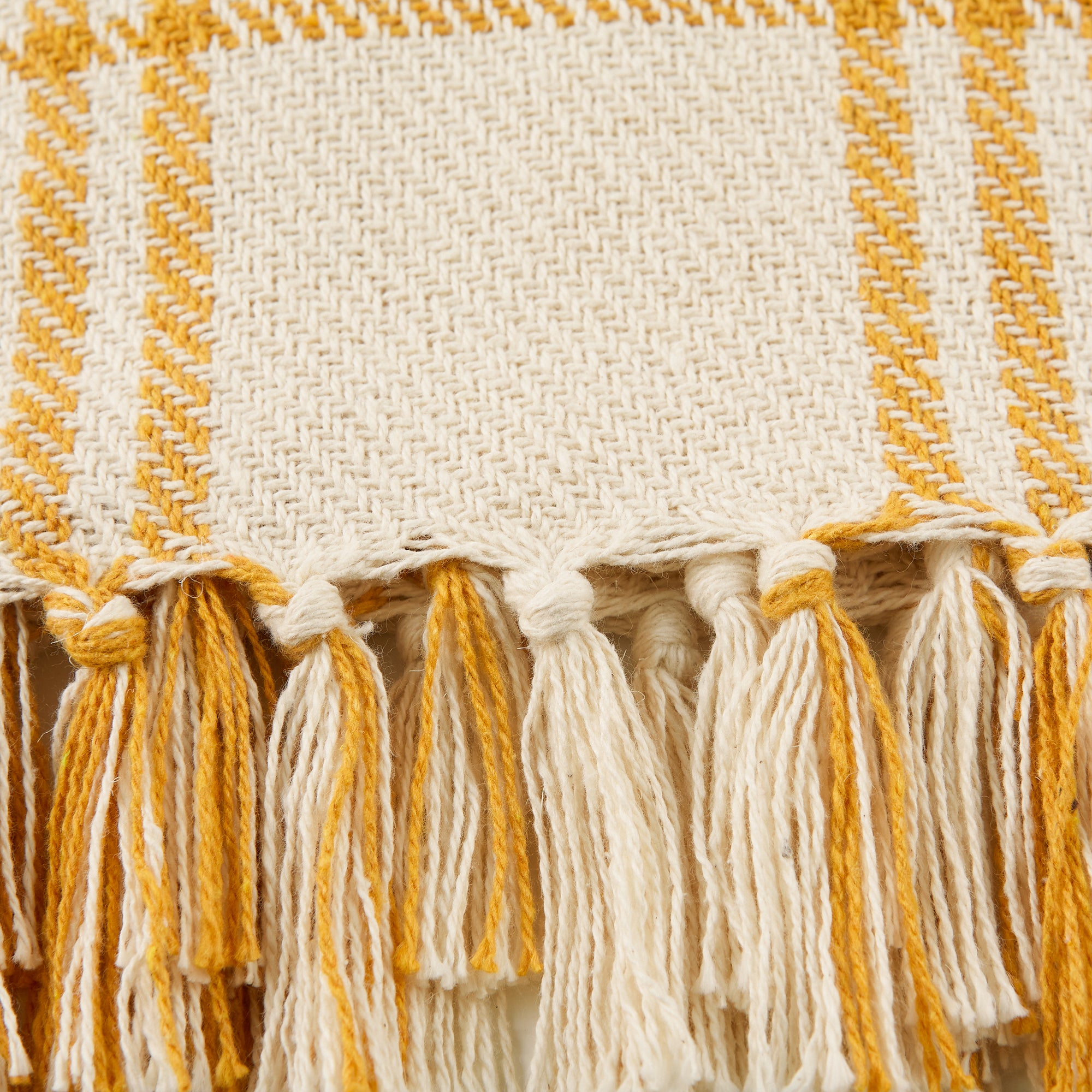 Honey Gold Modern Farmhouse Plaid Throw