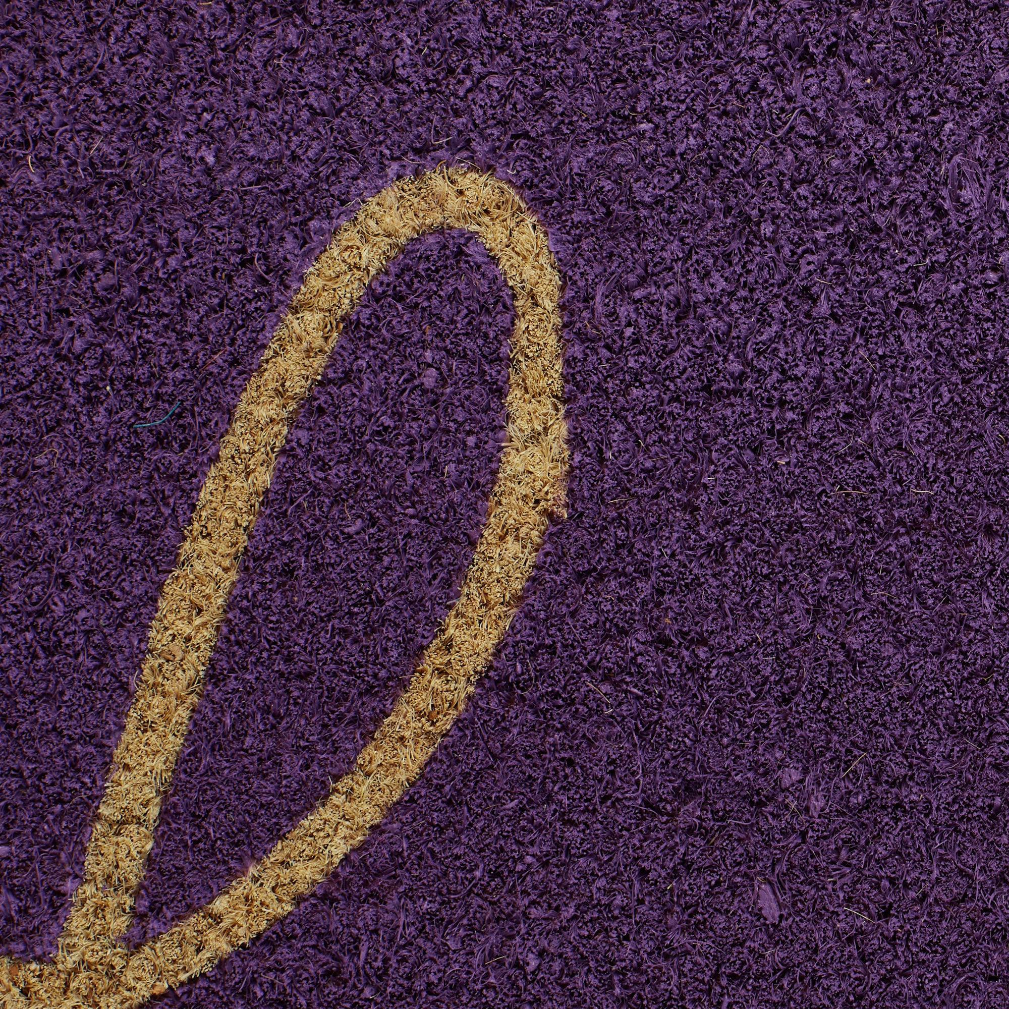DII Hello Coir PVC-Backed Non-Slip Doormat