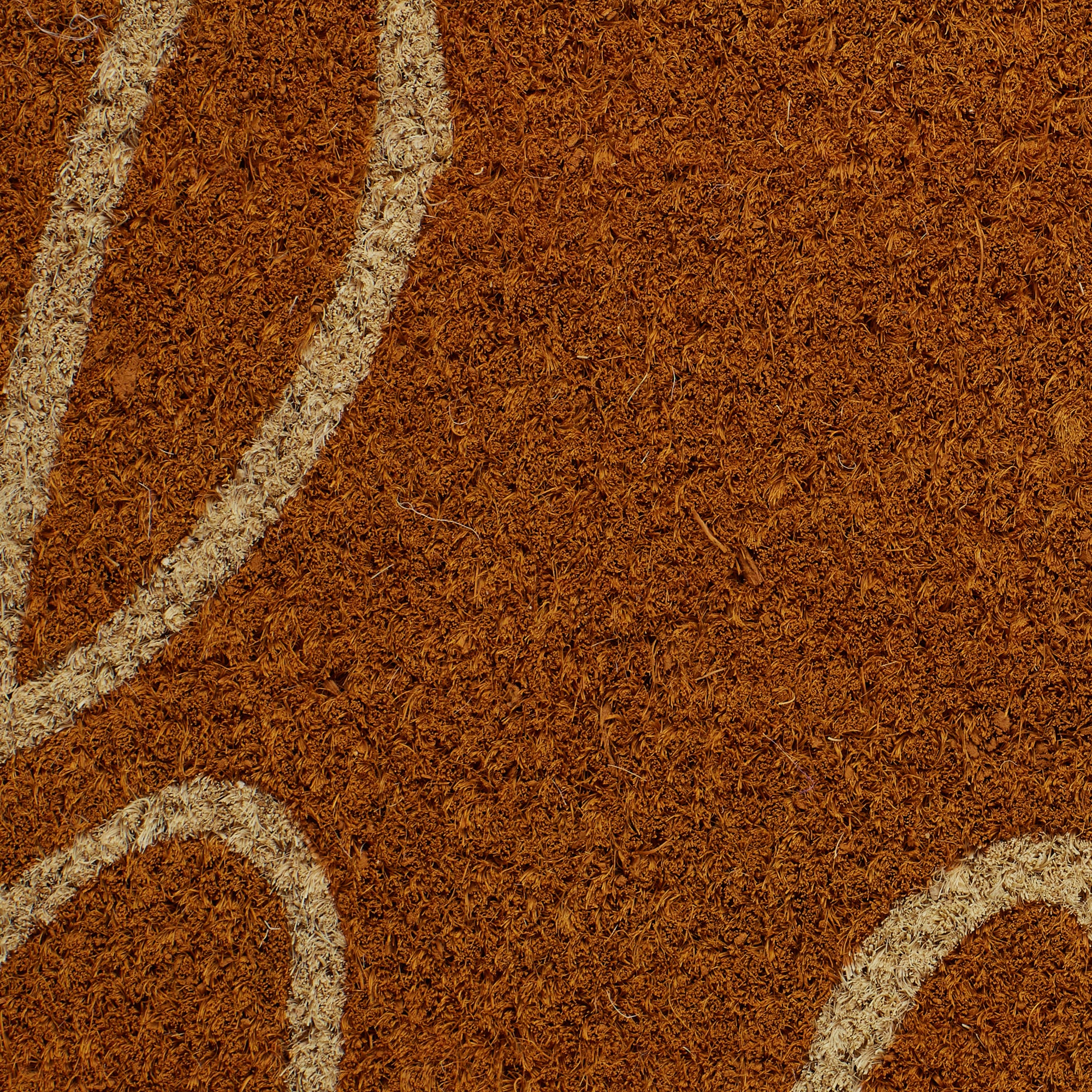 DII Hello Coir PVC-Backed Non-Slip Doormat